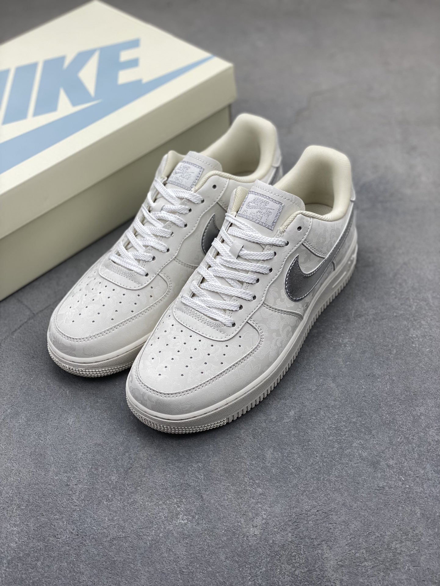 Nike Air Force 1 Low White Silver AF2406-110 - Premium Quality Sneakers 9 i1721588356 4284 6
