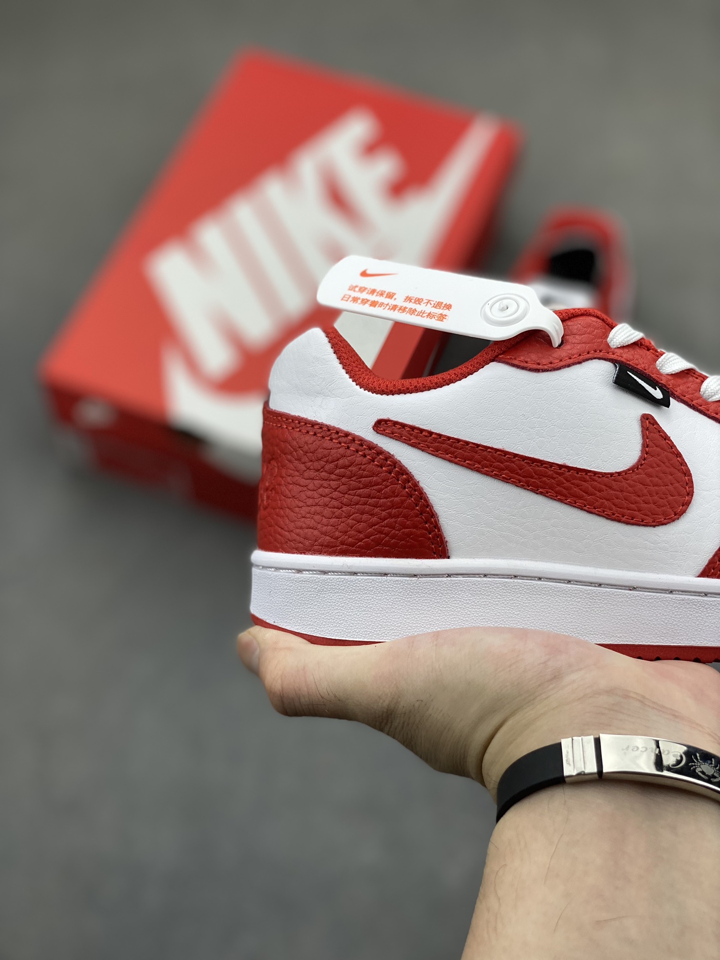 Nike Ebernon Low PRM White/Red: Stylish, Versatile, & Breathable Sneakers 6 i1721588819 3729 5