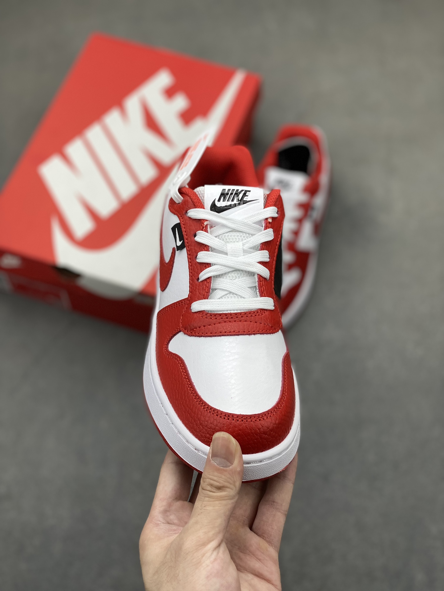 Nike Ebernon Low PRM White/Red: Stylish, Versatile, & Breathable Sneakers 3 i1721588819 5946 1