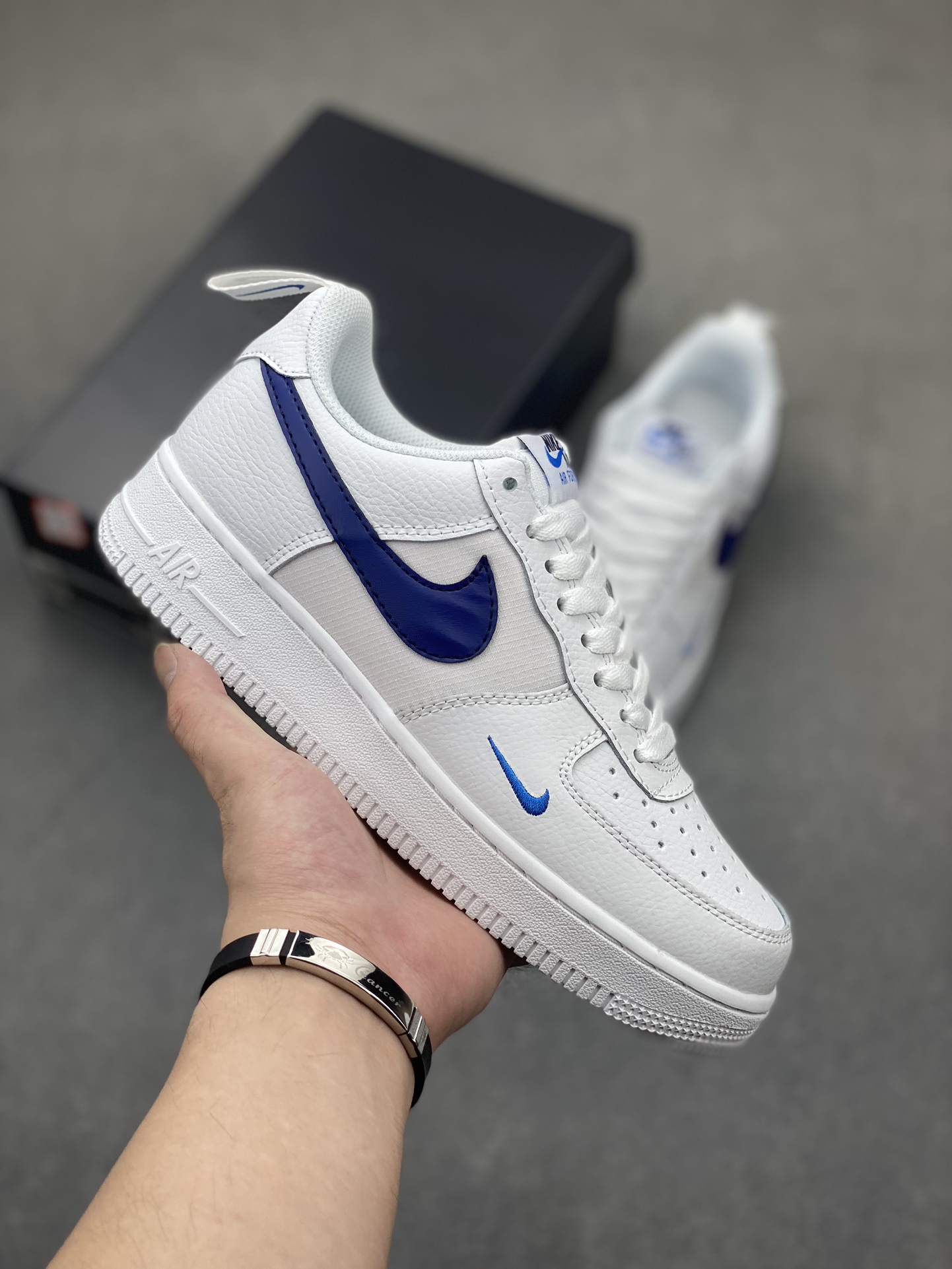 Nike Air Force 1 Low White/Blue Casual Shoes HF3836-100 2 i1721850397 9963 4