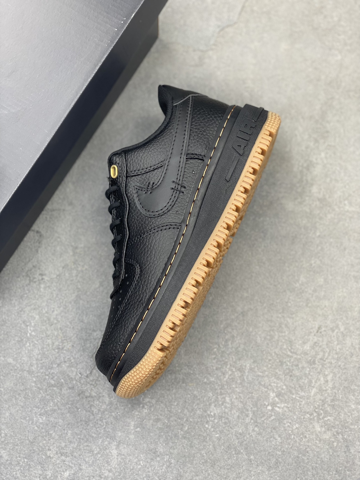 Nike Air Force 1 Low Black Leather Casual Sneakers DB4109-001 8 i1722024889 9960 8