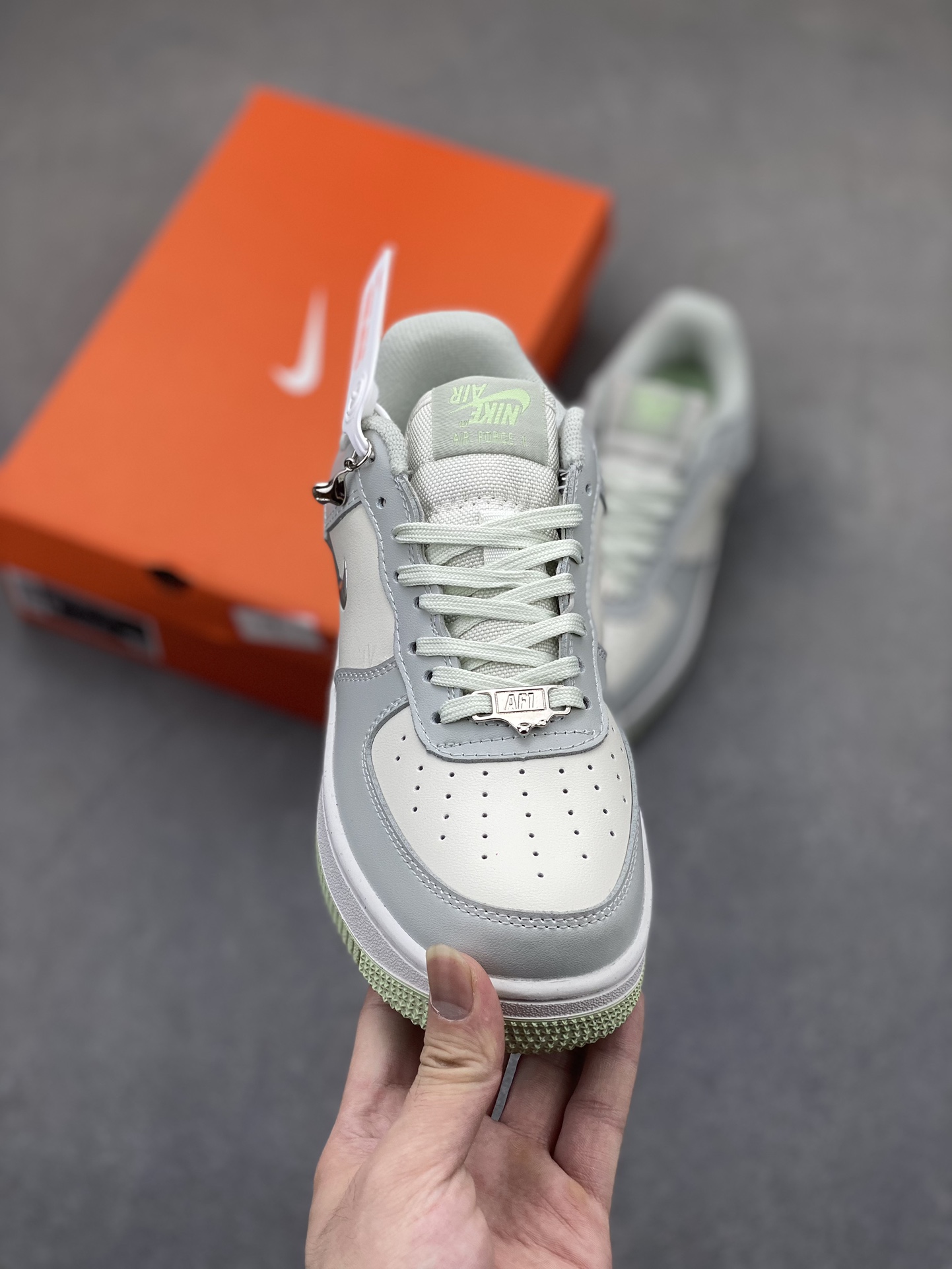 Nike Air Force 1 Low Sneakers - Grey & White - FN8540-001 3 i1722024964 3167 6