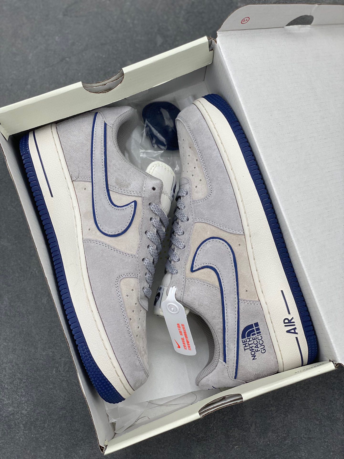 Nike Air Force 1 '07 Low The North Face Collab Gray Blue Sneakers 10 i1722025523 1121 0