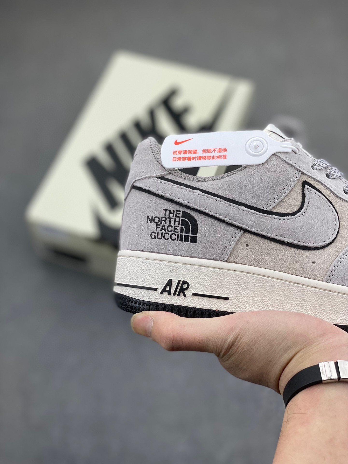 Nike Air Force 1 '07 Low The North Face Sneakers - Gray/Black 6 i1722025562 9684 3