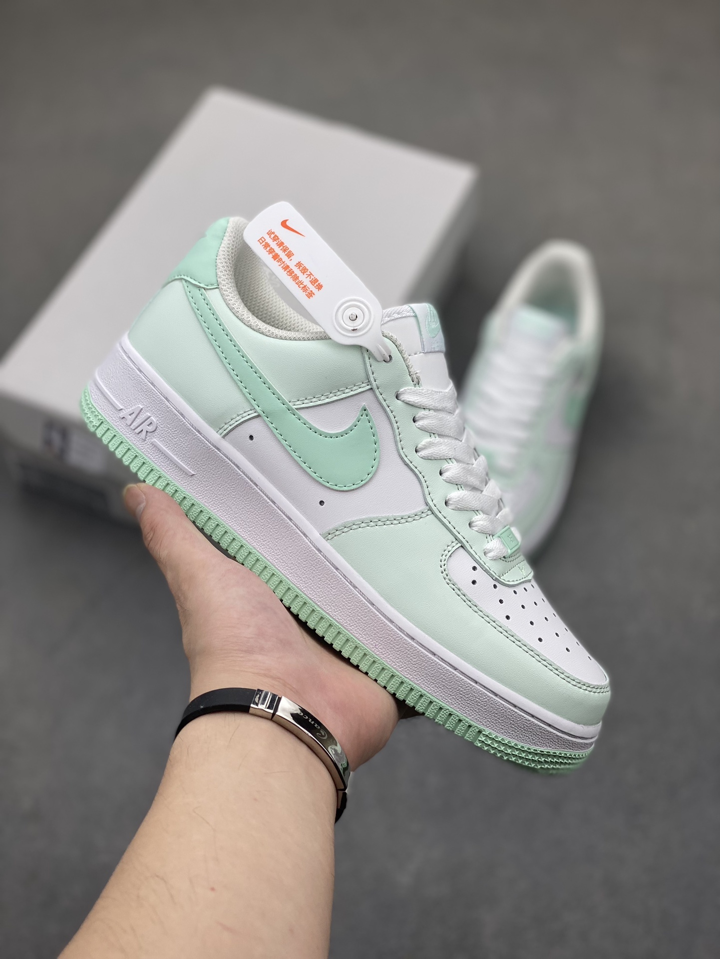Nike Air Force 1 Low Tiffany & Co. White/Green Sneakers - Style FZ4123-394 2 i1722107362 9208 0