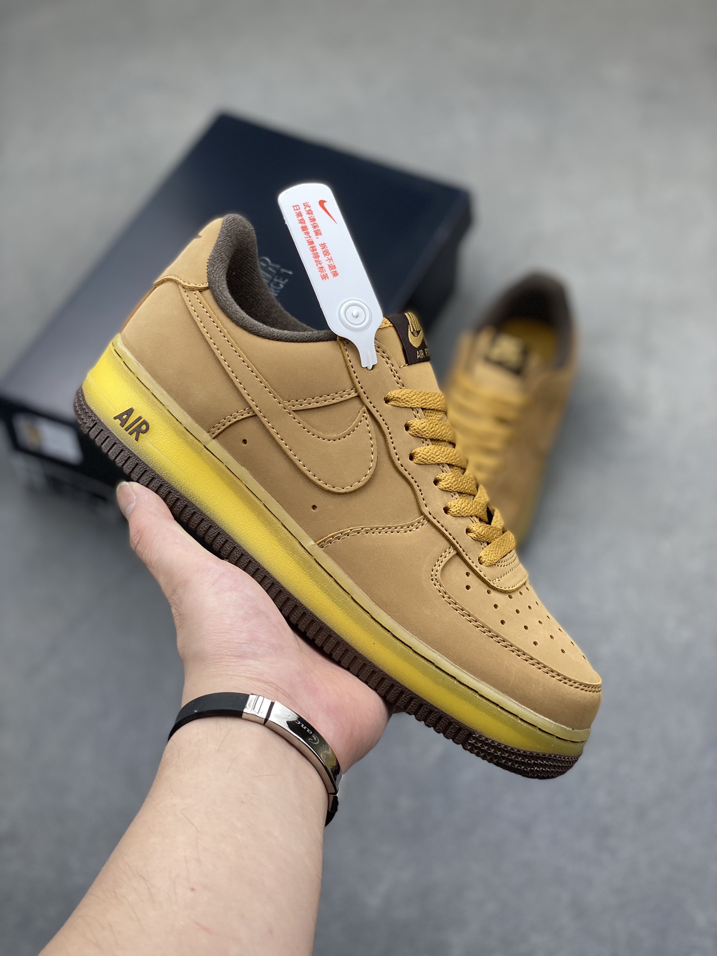 Nike Air Force 1 Low Wheat Gold Casual Shoes DC7504-700 2 i1722107450 6680 0