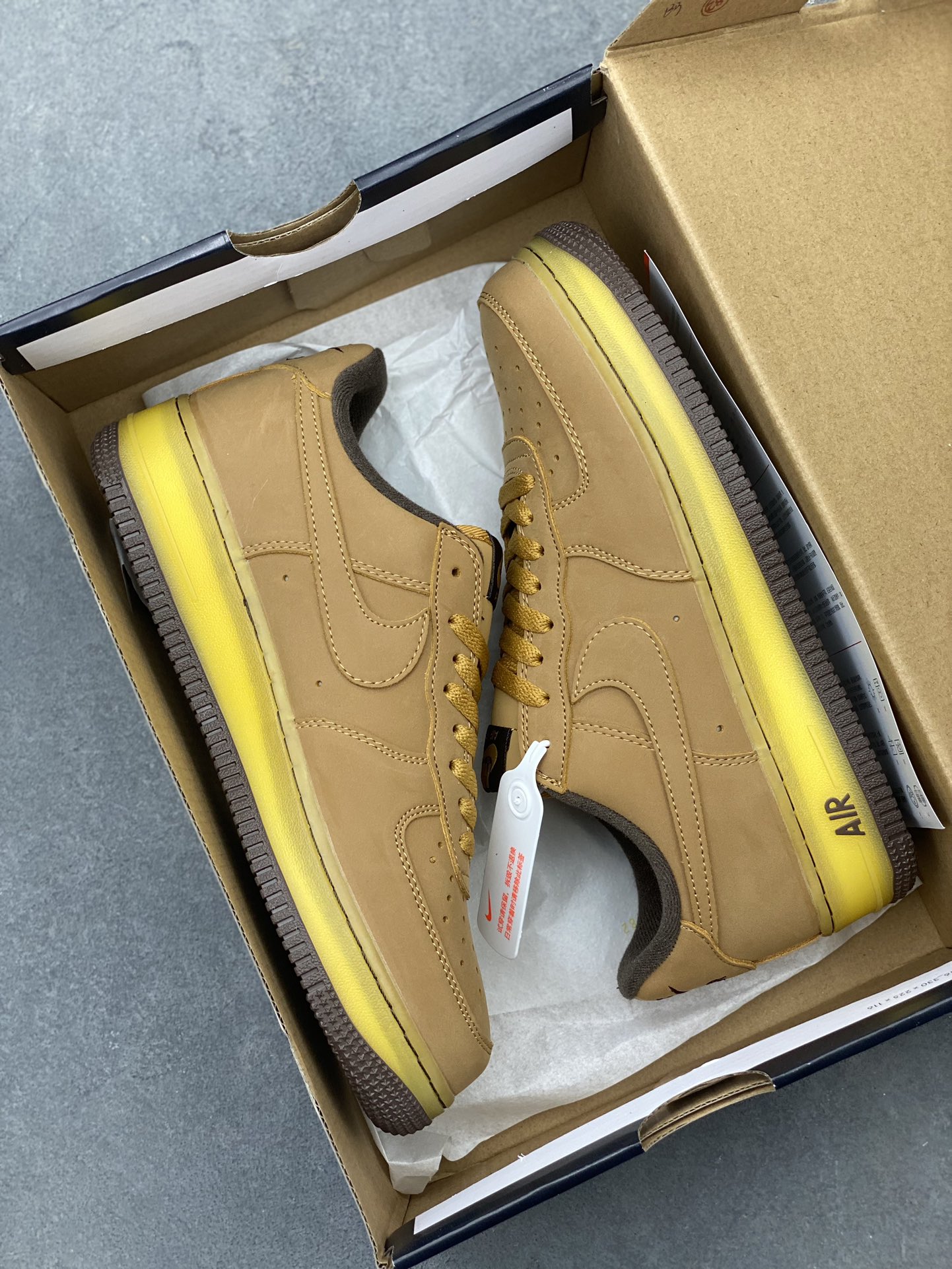 Nike Air Force 1 Low Wheat Gold Casual Shoes DC7504-700 10 i1722107450 7822 3