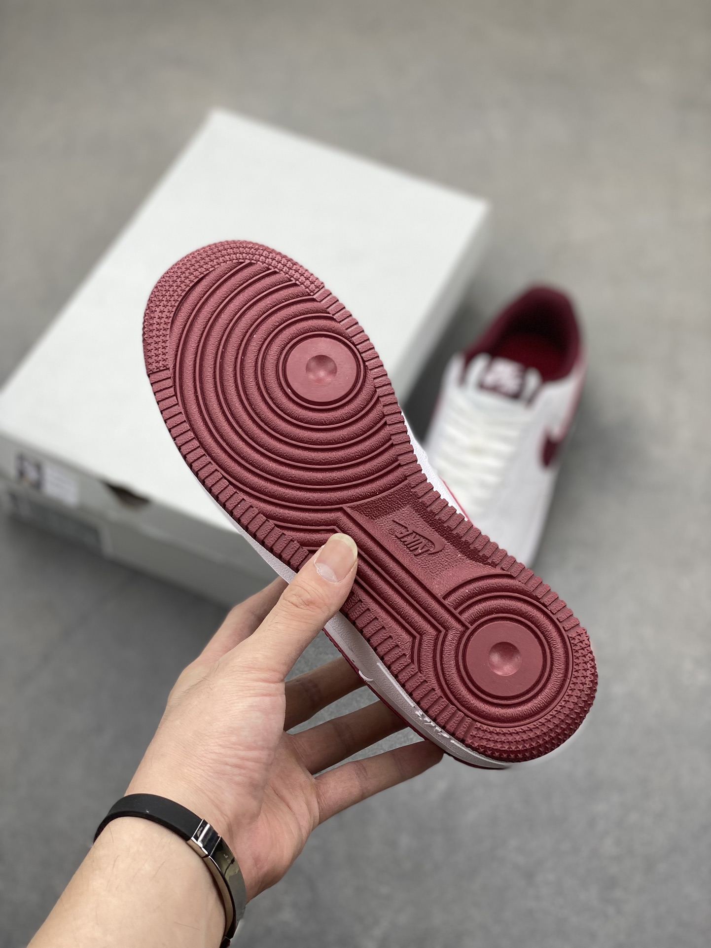 Nike Air Force 1 Low White Burgundy Casual Shoes FV5948-105 7 i1722107568 1529 8