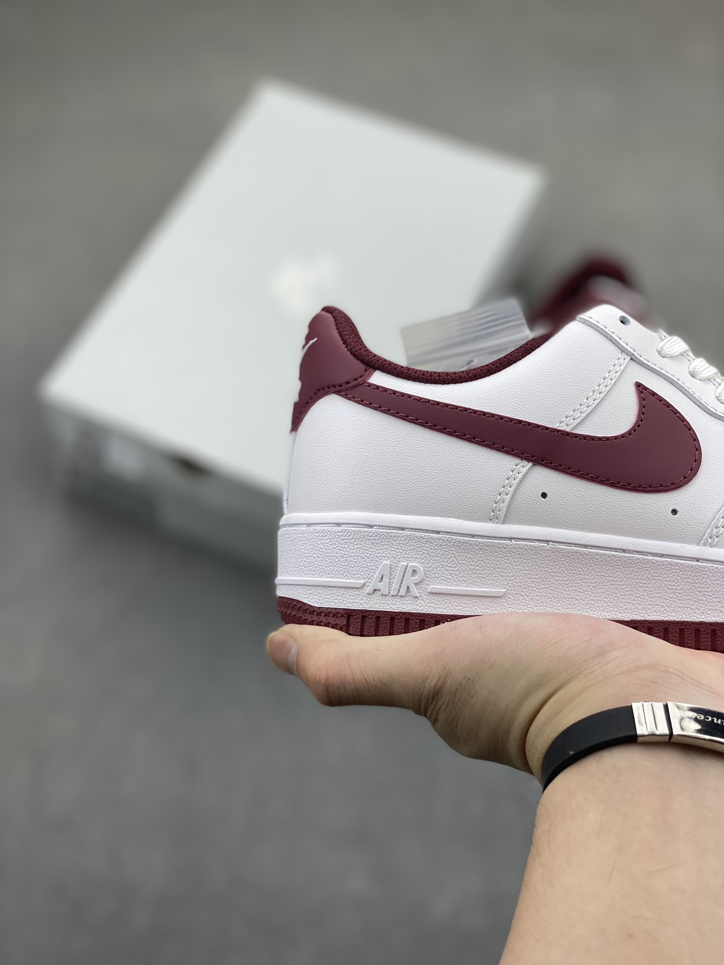 Nike Air Force 1 Low White Burgundy Casual Shoes FV5948-105 6 i1722107568 9400 6