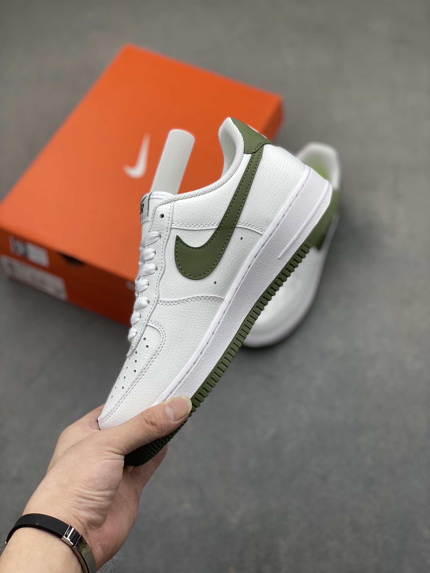 Nike Air Force 1 Low White/Olive Casual Shoes DV3808-106 4 i1722107608 3155 1