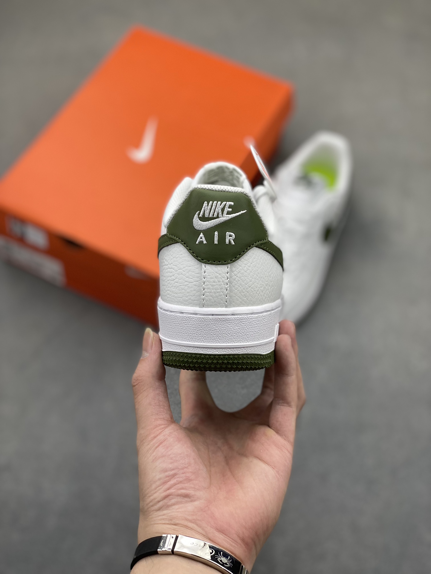 Nike Air Force 1 Low White/Olive Casual Shoes DV3808-106 5 i1722107608 3986 0