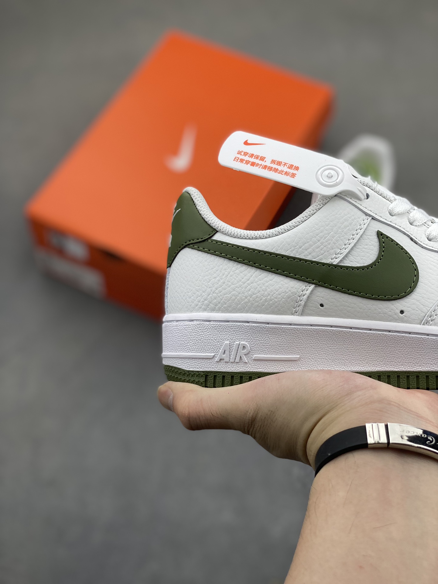 Nike Air Force 1 Low White/Olive Casual Shoes DV3808-106 6 i1722107608 4391 2
