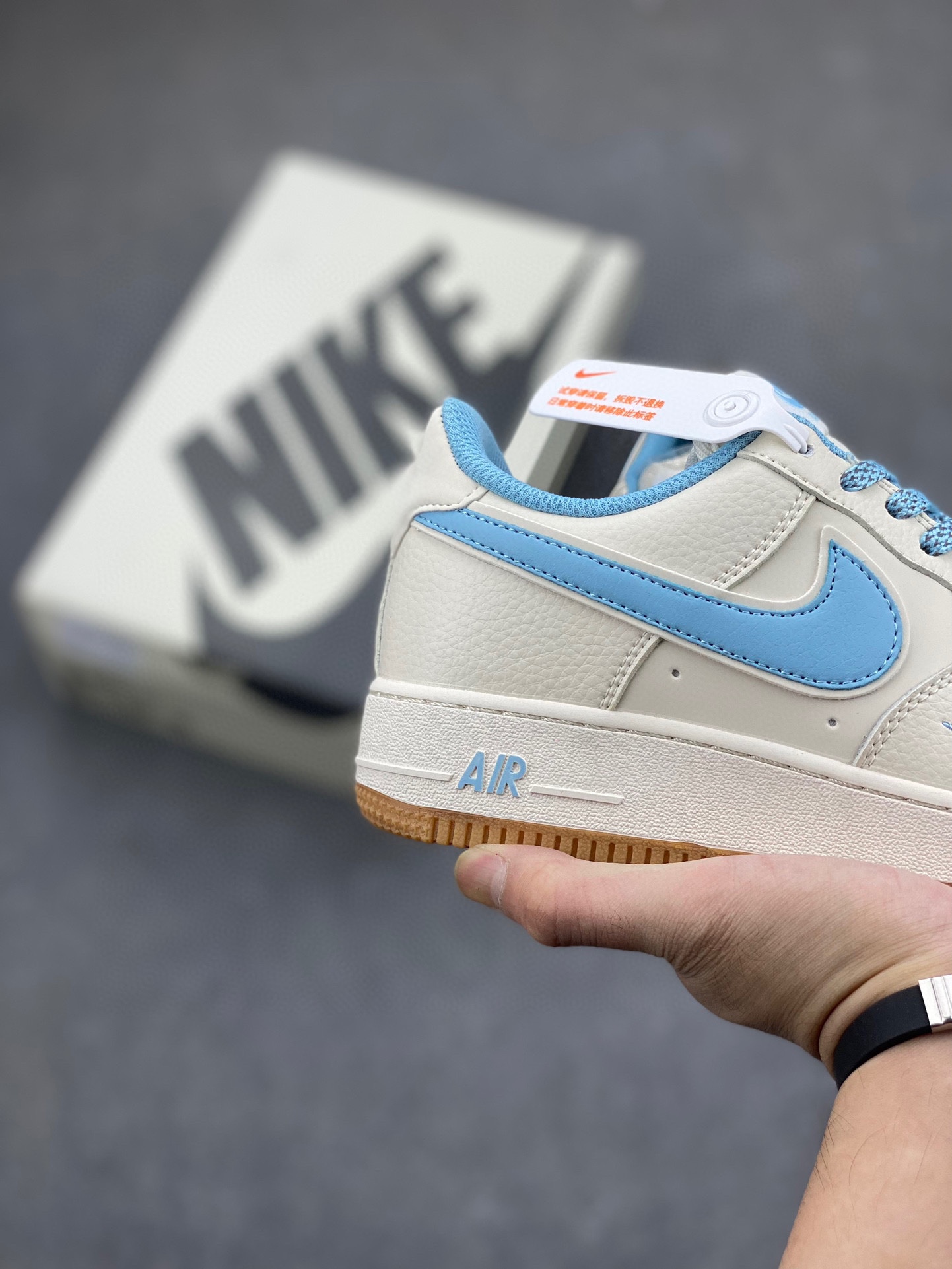 Nike Air Force 1 '07 Low Cream Blue Casual Sneakers - Limited Edition 6 i1722108182 5973 3