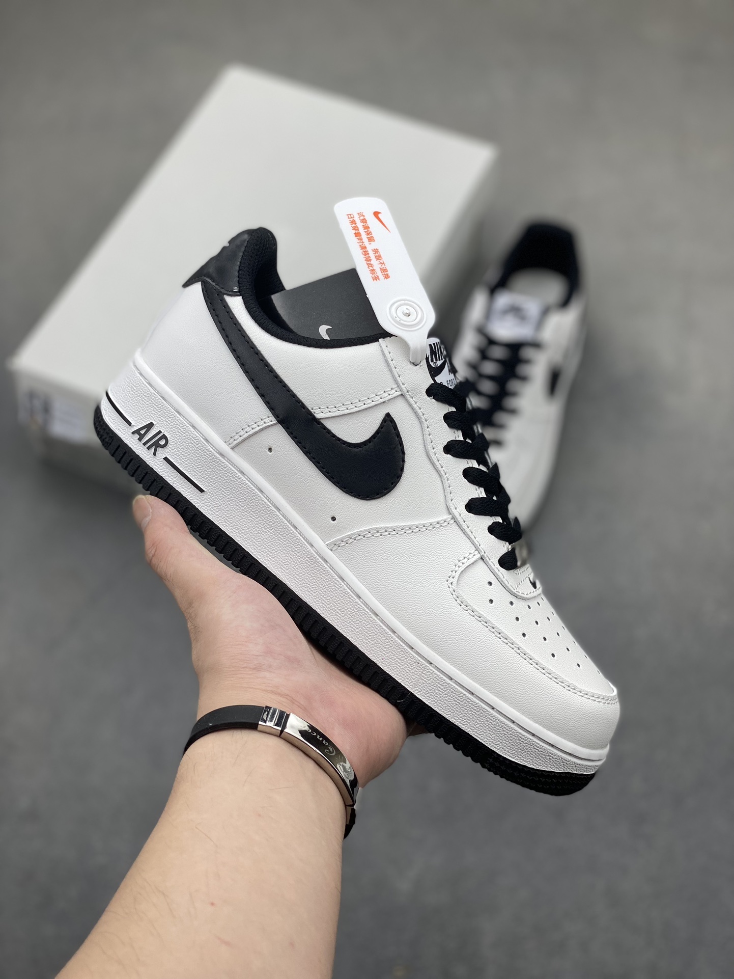 Nike Air Force 1 '07 Low White Black Casual Shoes - DH7561-102 2 i1722108351 9624 4