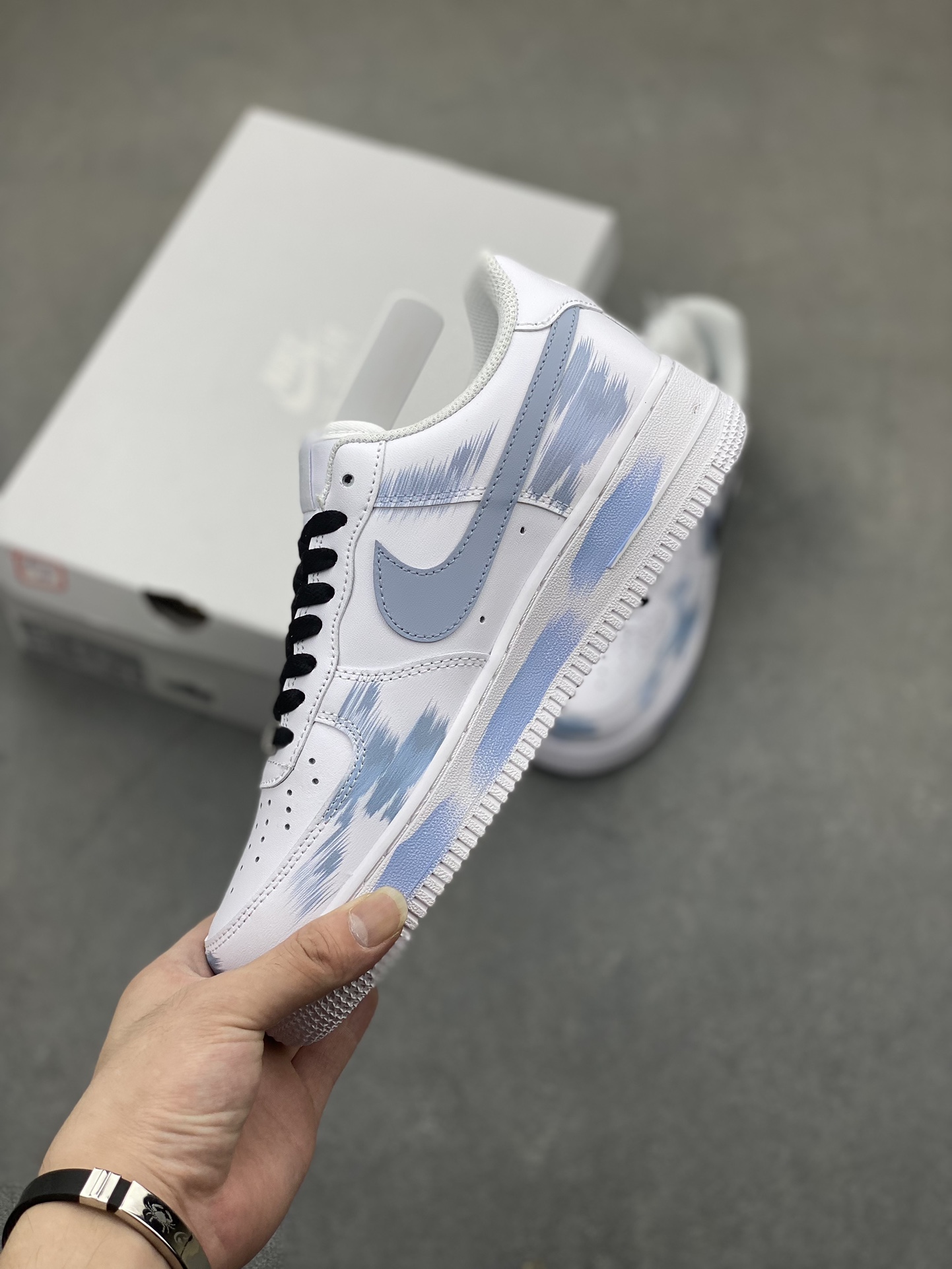 Nike Air Force 1 Low Custom Anime White Blue Black Sneakers 4 i1722194451 2393 5