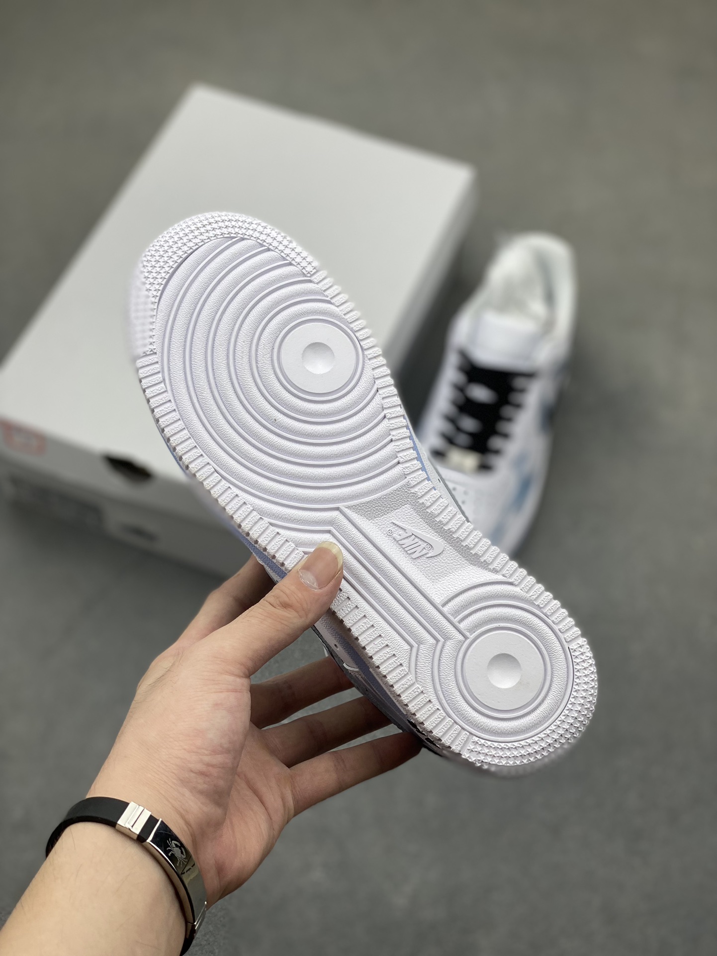 Nike Air Force 1 Low Custom Anime White Blue Black Sneakers 7 i1722194451 5071 3