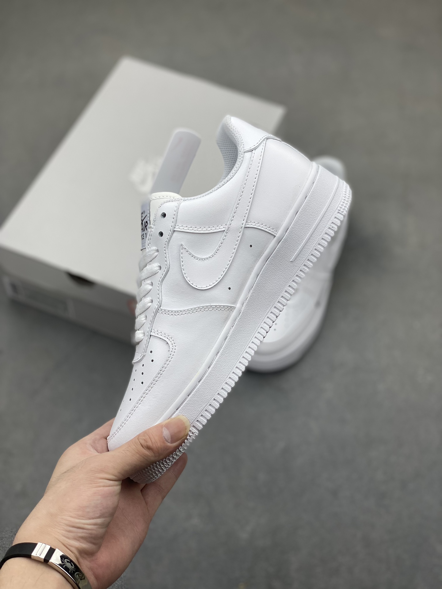 Nike Air Force 1 Low White Black Swoosh Sneakers HF1058-133 4 i1722194496 494 2