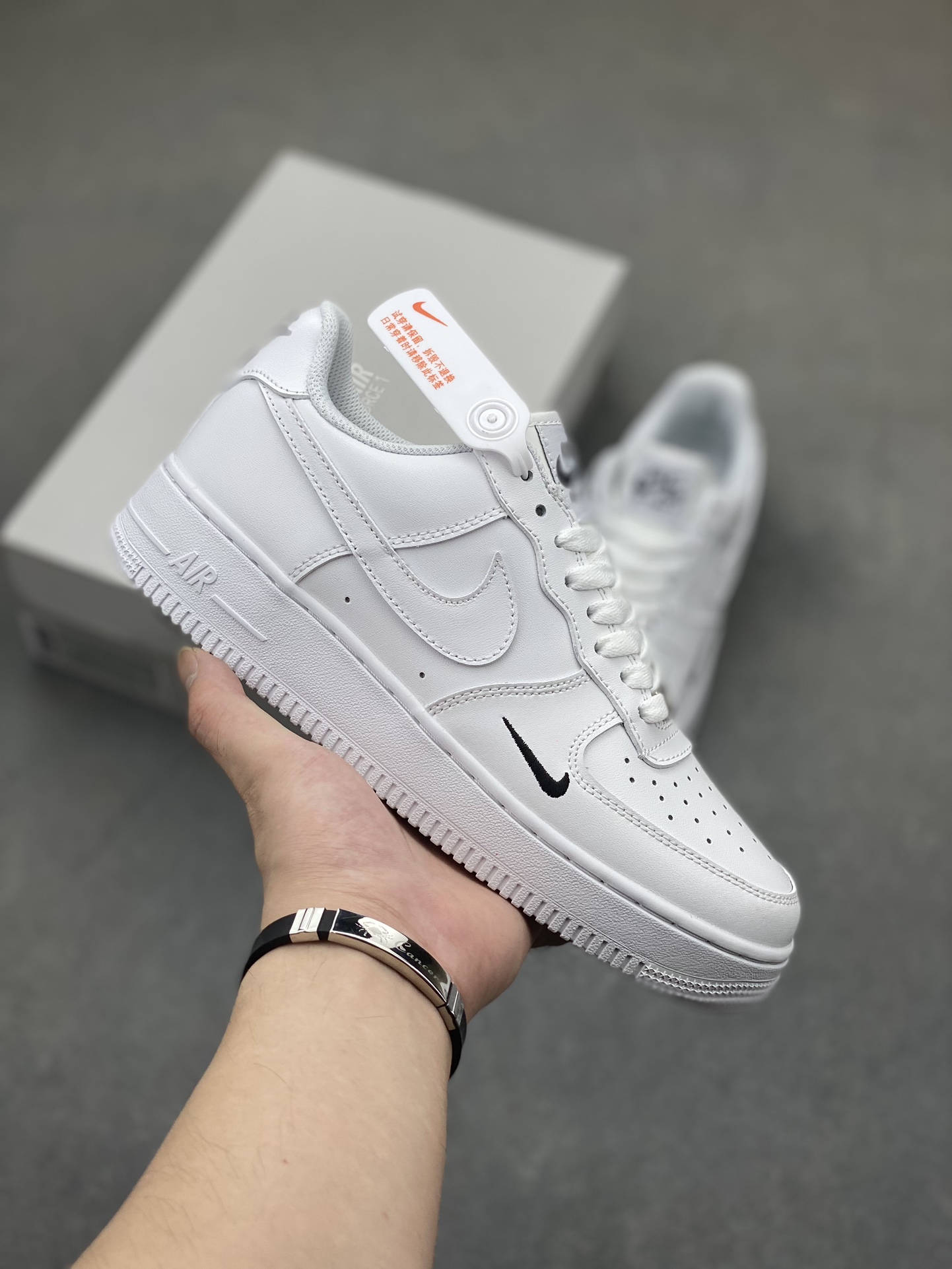 Nike Air Force 1 Low White Black Swoosh Sneakers HF1058-133 2 i1722194496 5009 6