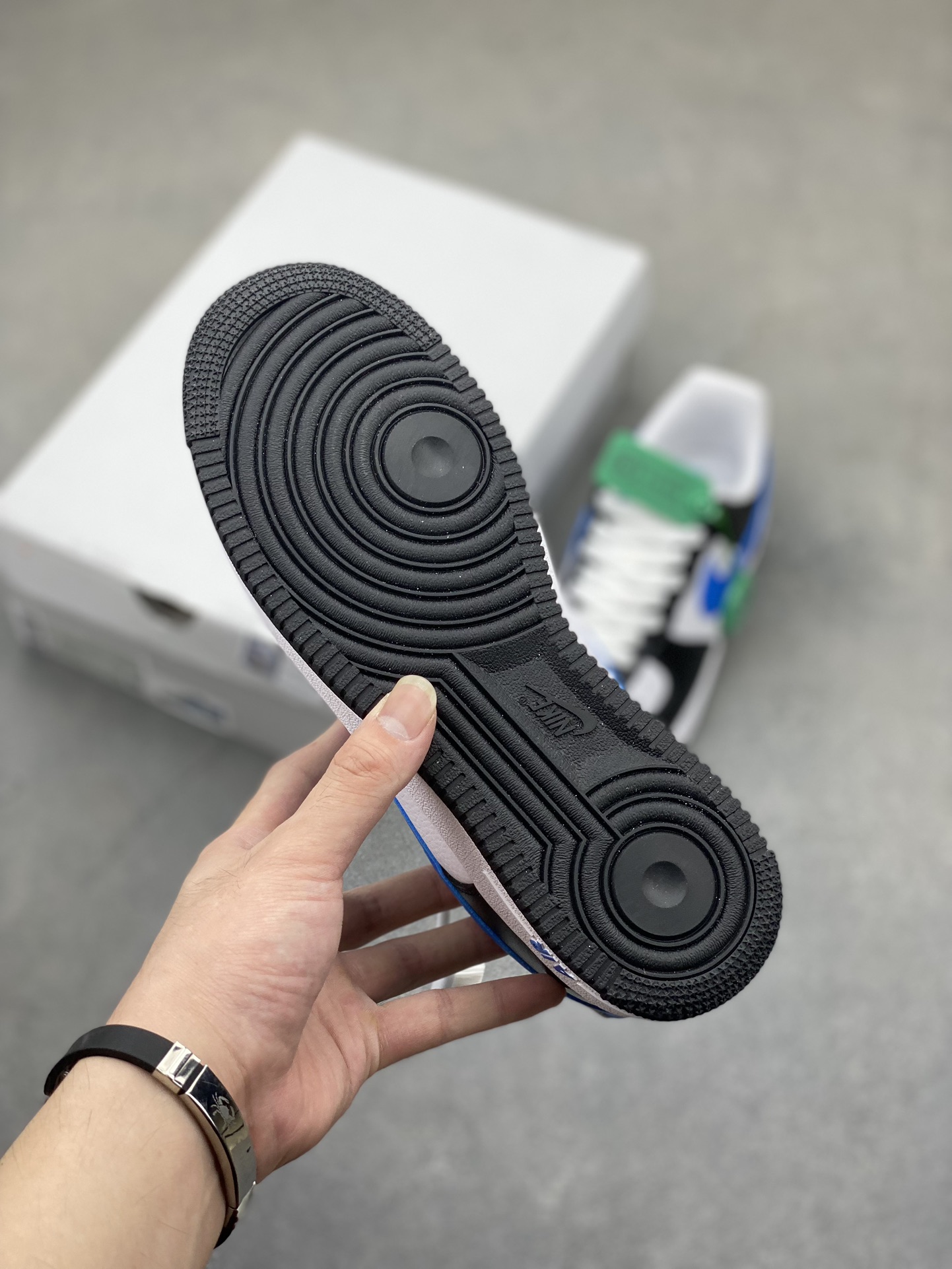 Nike Air Force 1 Low HY Version - Black, White & Blue Color Combination 7 i1722365177 3329 4