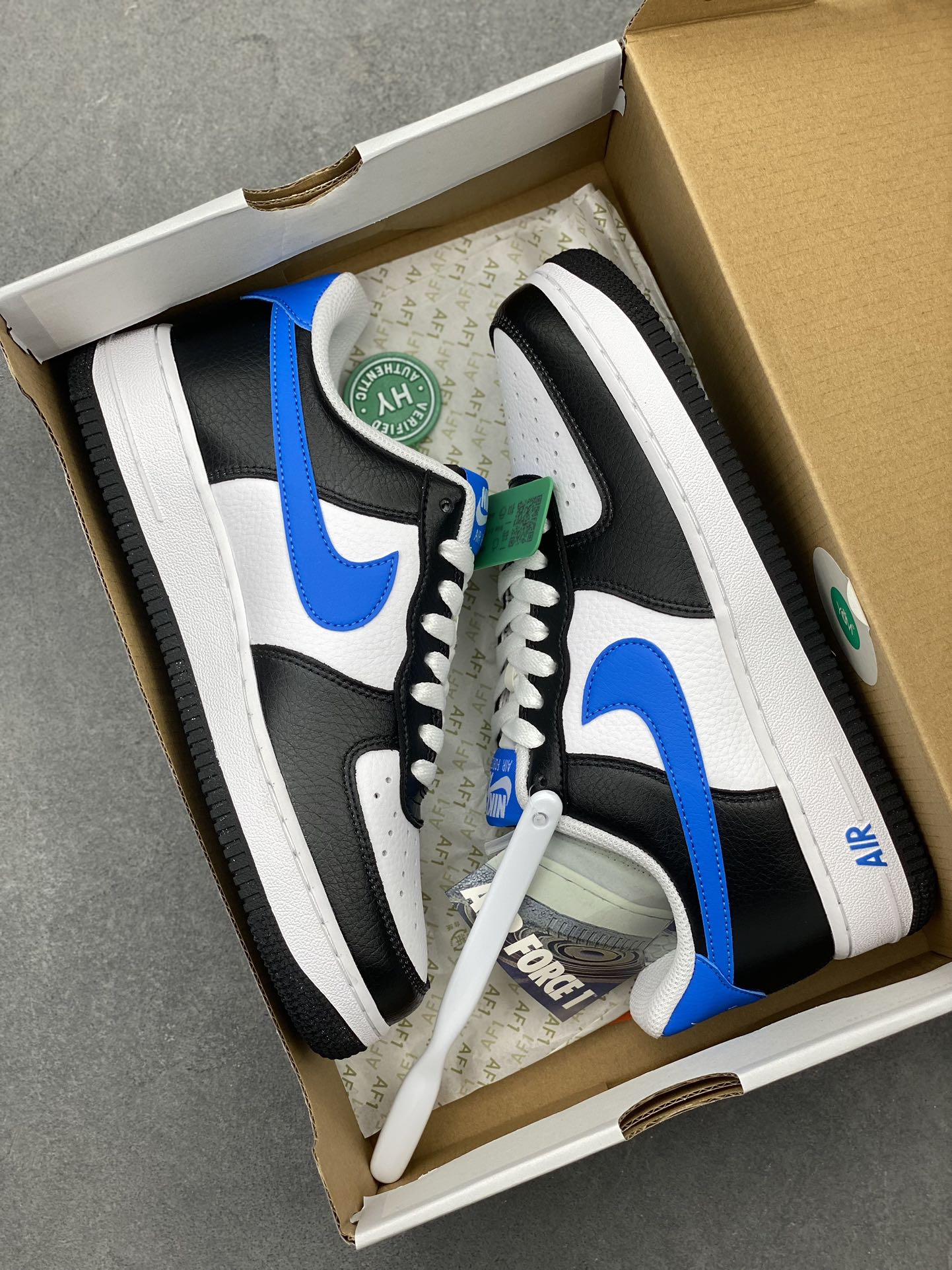 Nike Air Force 1 Low HY Version - Black, White & Blue Color Combination 10 i1722365177 3950 3