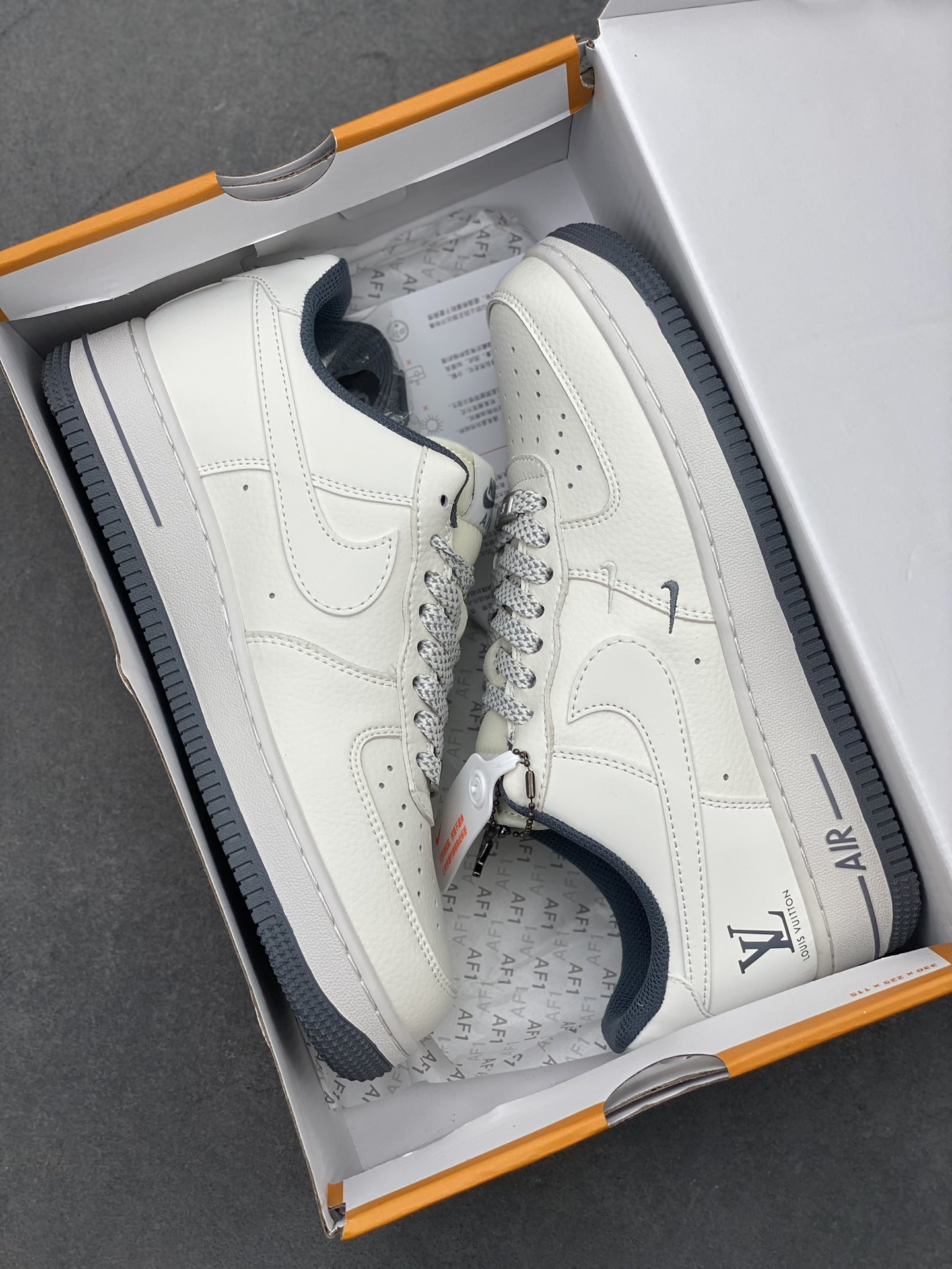 Nike Air Force 1 Low '07 Louis Vuitton Collab - Cream/Gray, Limited Edition 10 i1722365280 1447 0