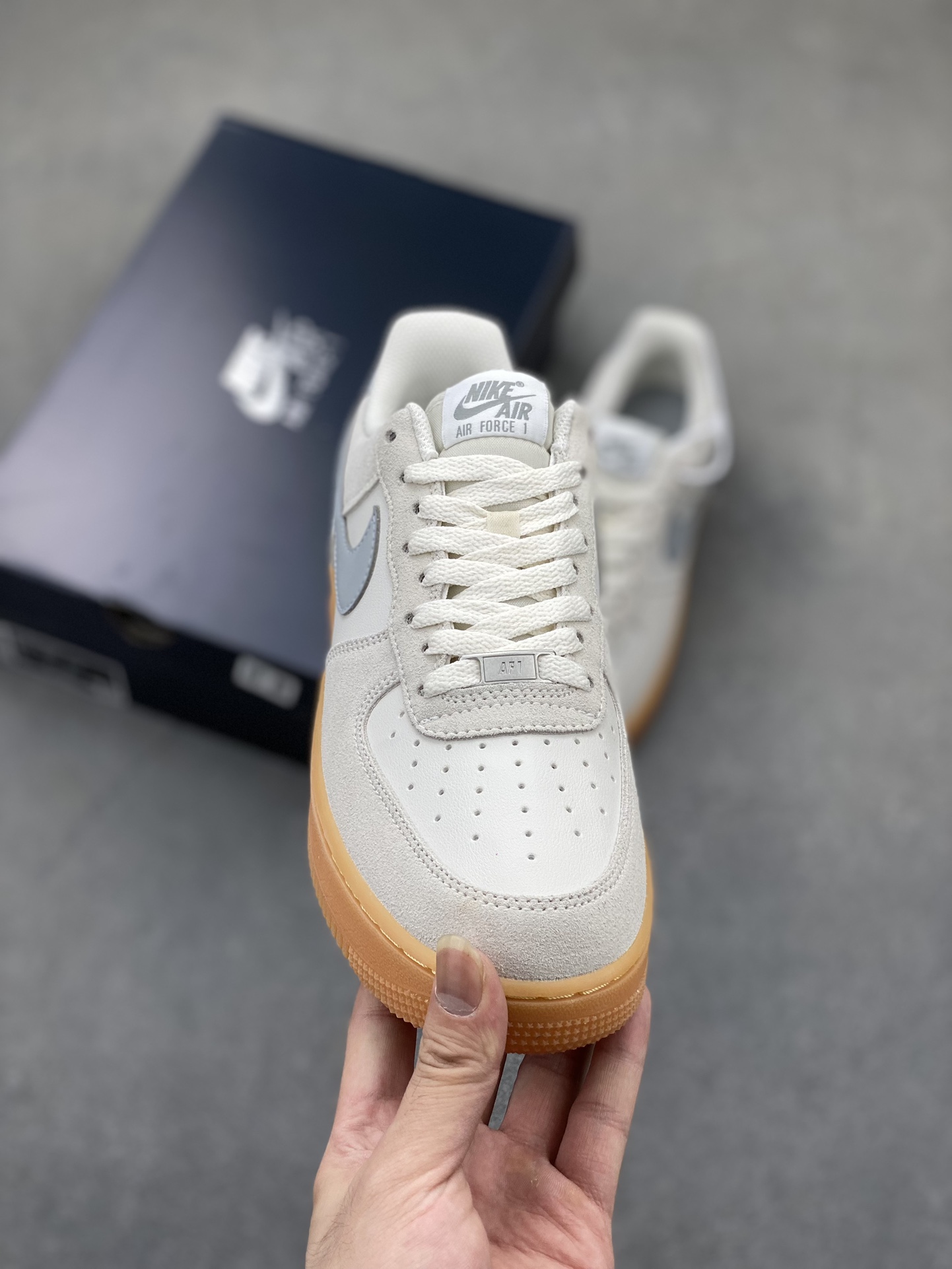 Nike Air Force 1 Low Casual Sneakers Suede Rubber Sole - FQ8714-002 3 i1722457344 1188 3