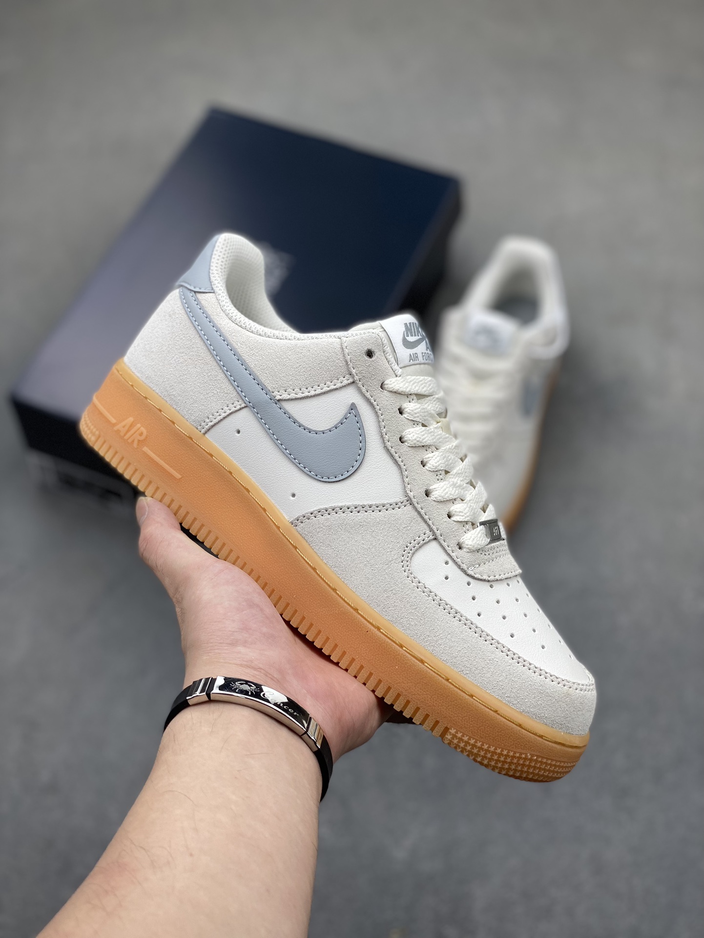 Nike Air Force 1 Low Casual Sneakers Suede Rubber Sole - FQ8714-002 2 i1722457344 9930 1