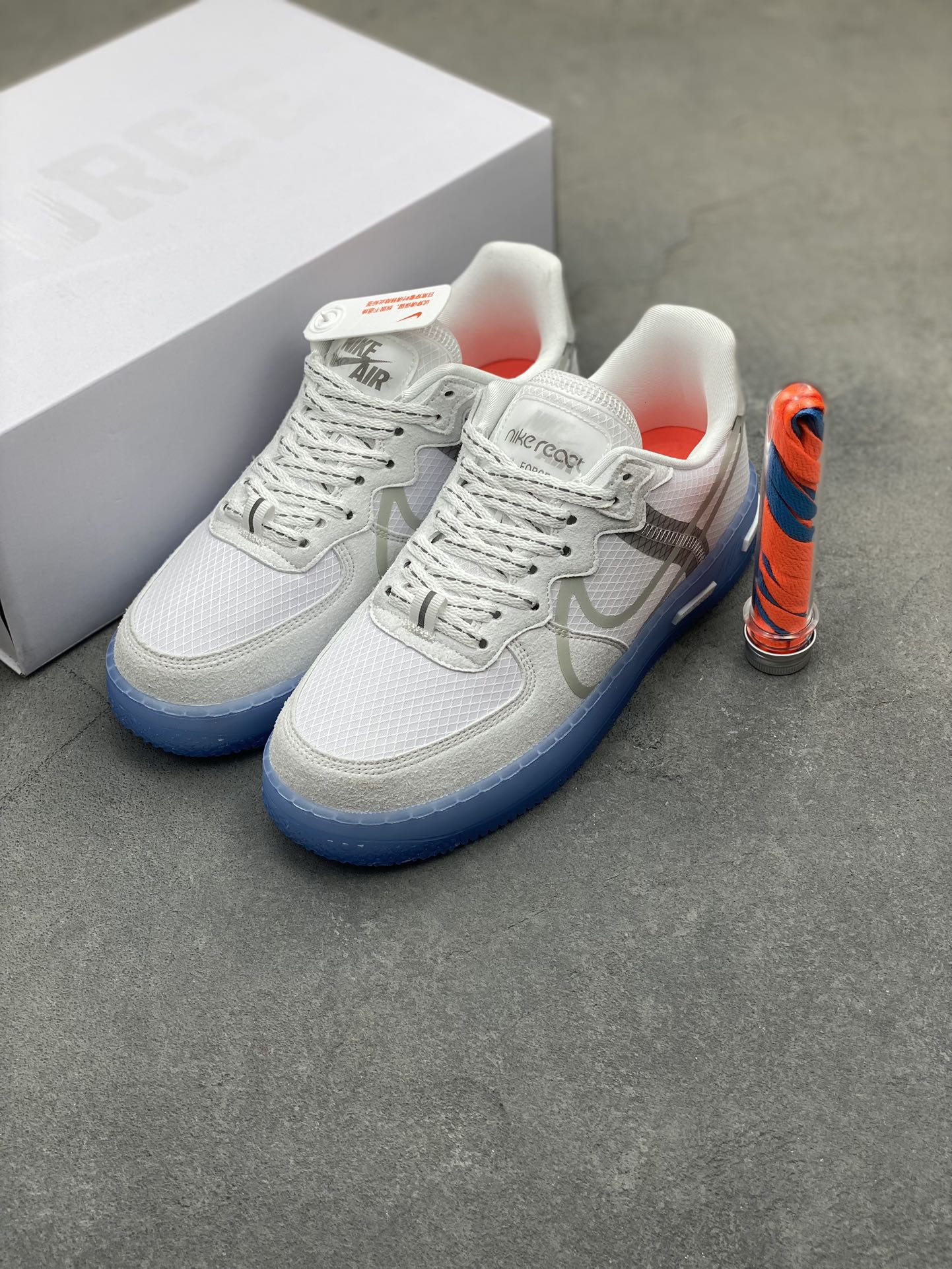 Nike Air Force 1 React QS 'Light Bone' Low-Top Sneakers 9 i1722457396 2512 2