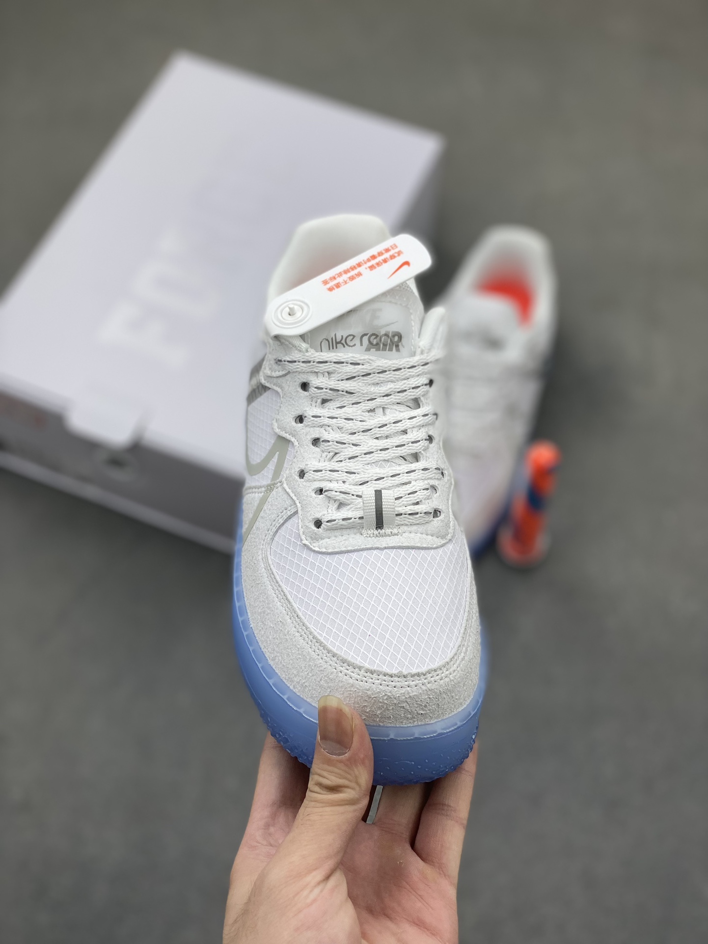 Nike Air Force 1 React QS 'Light Bone' Low-Top Sneakers 3 i1722457396 7521 6
