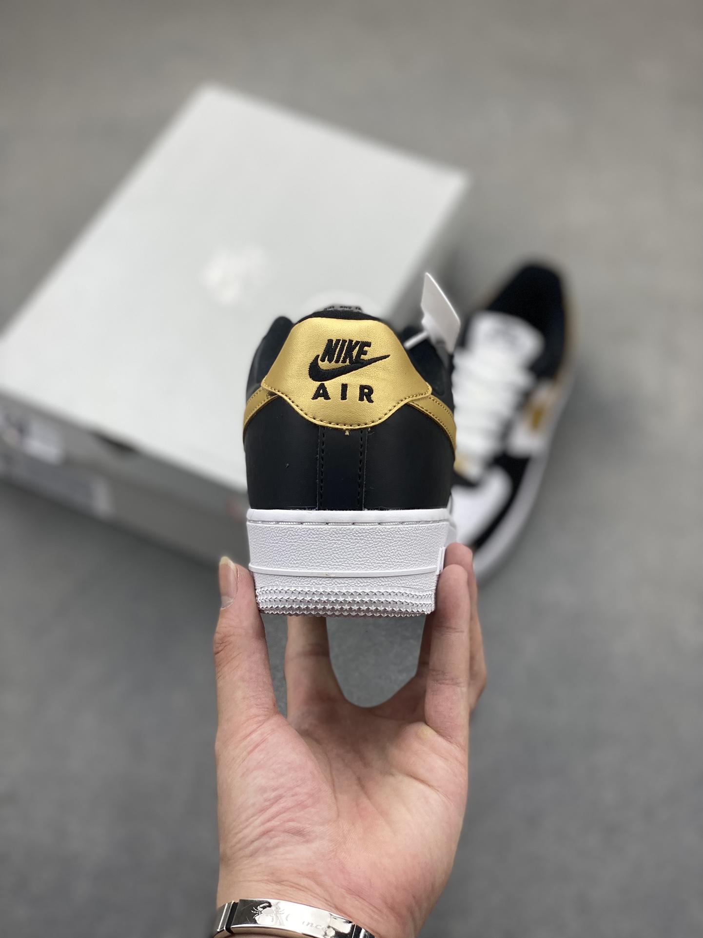 Nike Air Force 1 Low White Black Gold CZ9189-001, Modern Style and Comfort 5 i1722542087 1805 3
