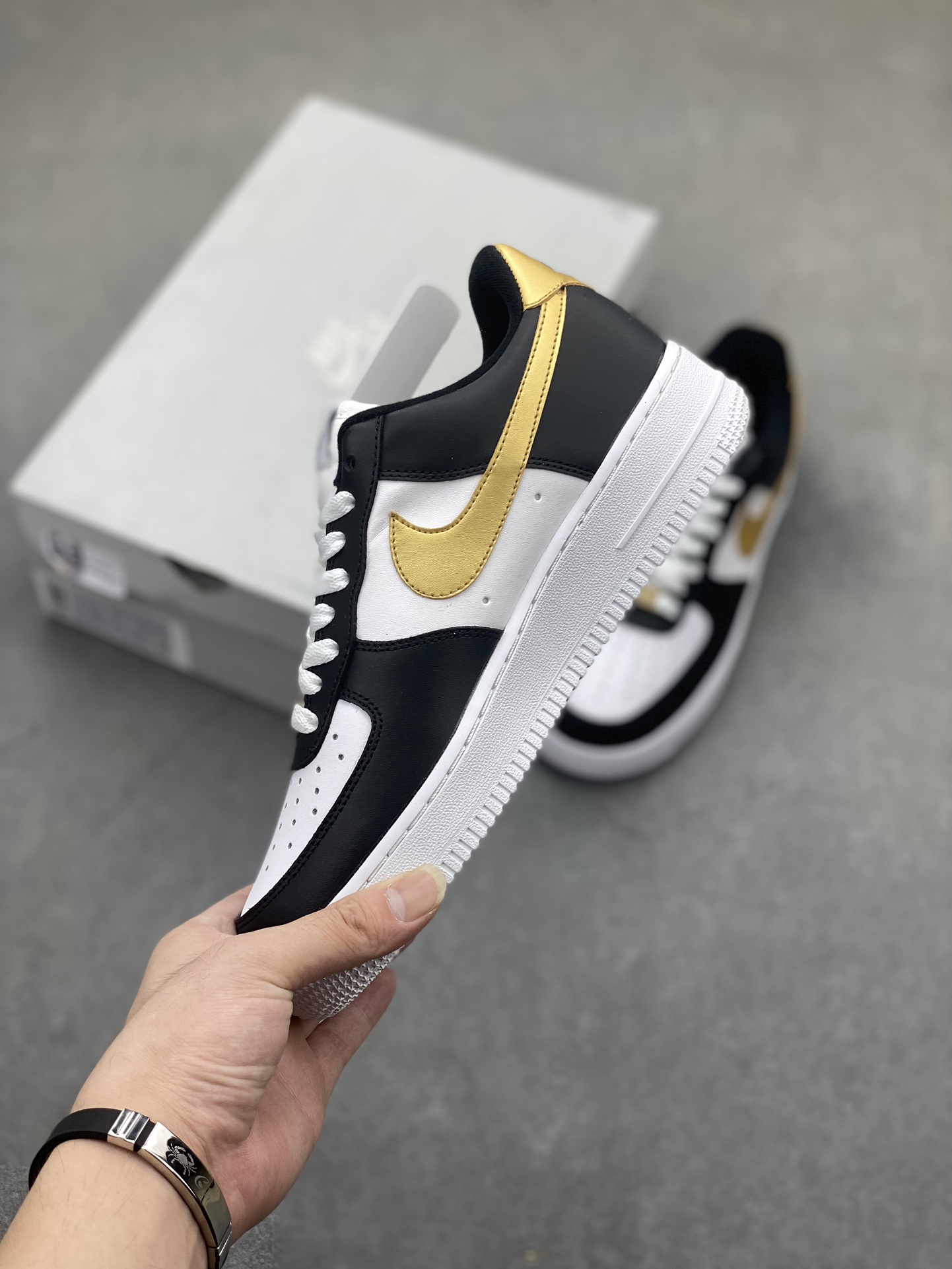 Nike Air Force 1 Low White Black Gold CZ9189-001, Modern Style and Comfort 4 i1722542087 3982 2