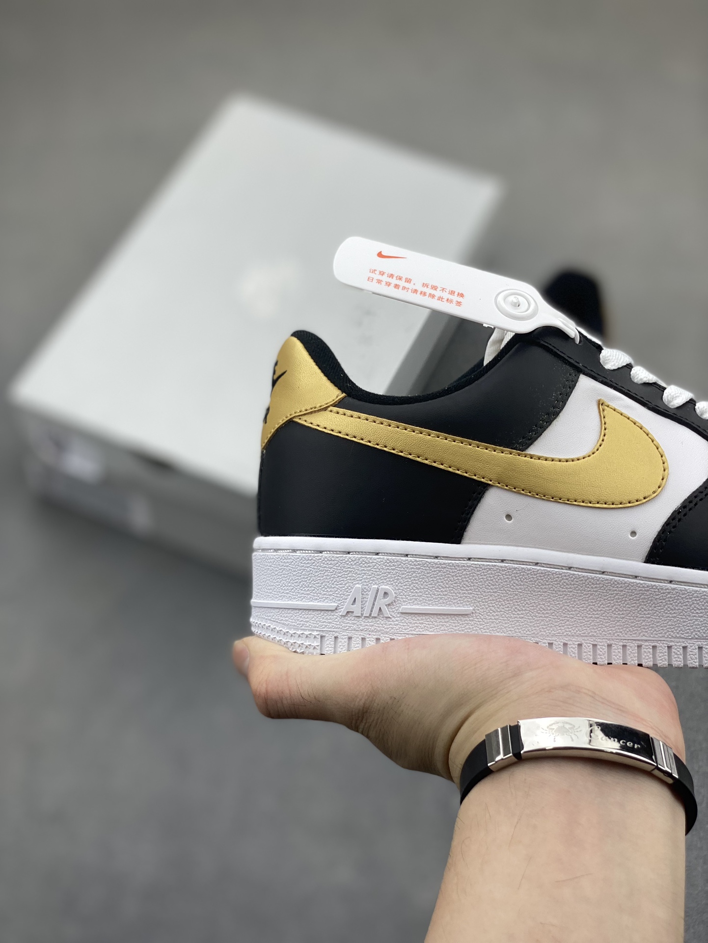 Nike Air Force 1 Low White Black Gold CZ9189-001, Modern Style and Comfort 6 i1722542087 4256 5