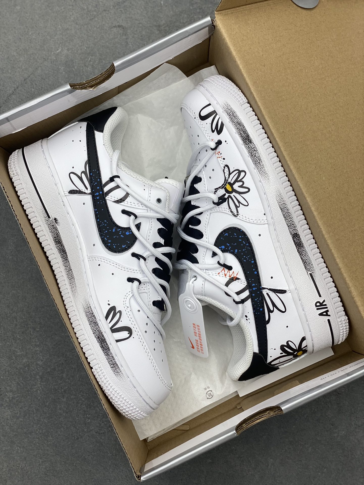 Nike Air Force 1 Low '07 Custom 'Daisy' Edition Casual Sneakers 10 i1722542203 3423 1