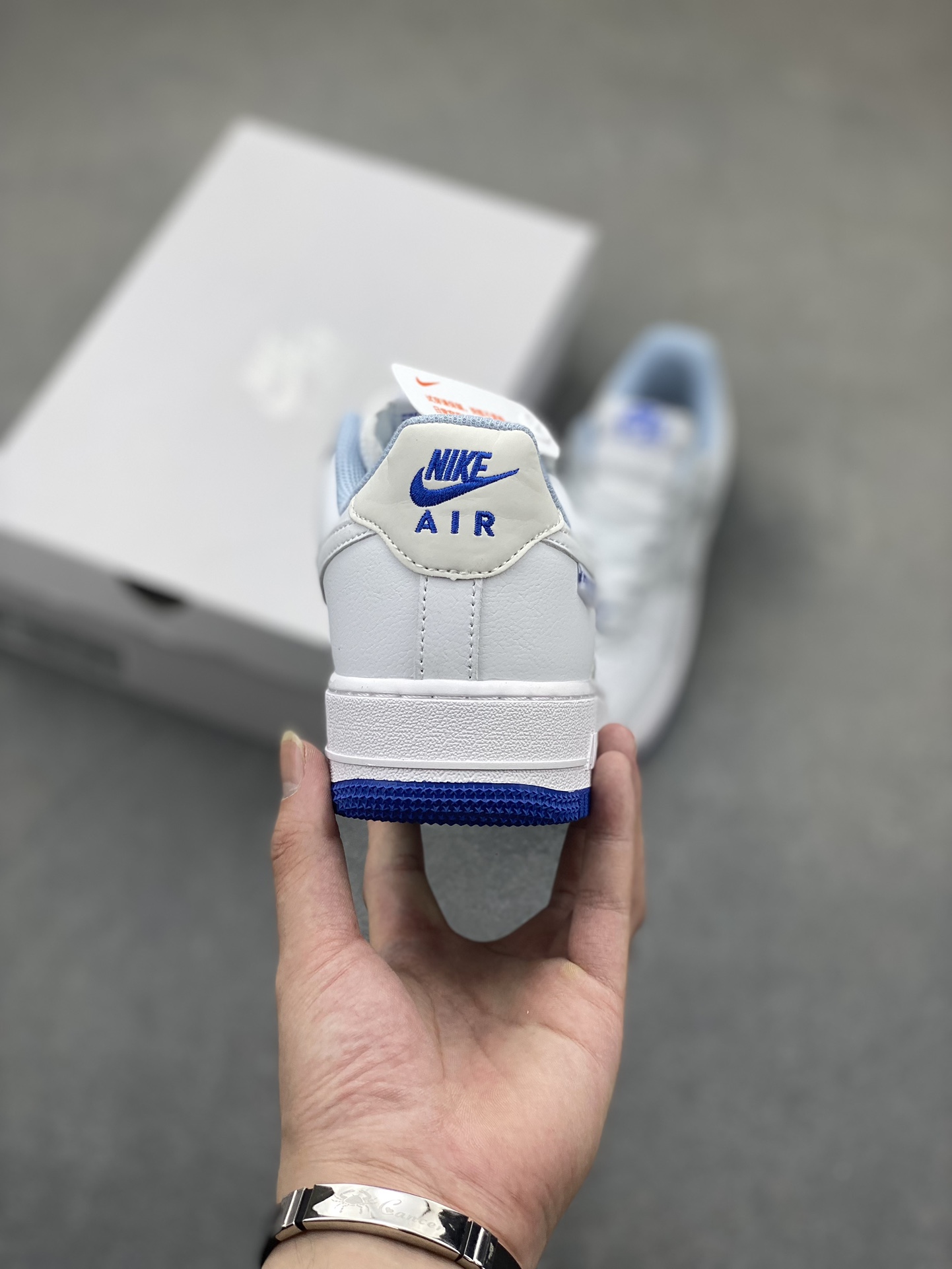 Nike Air Force 1 Low White Grey Blue Casual Sneakers FB1844-111 5 i1722542362 2809 7