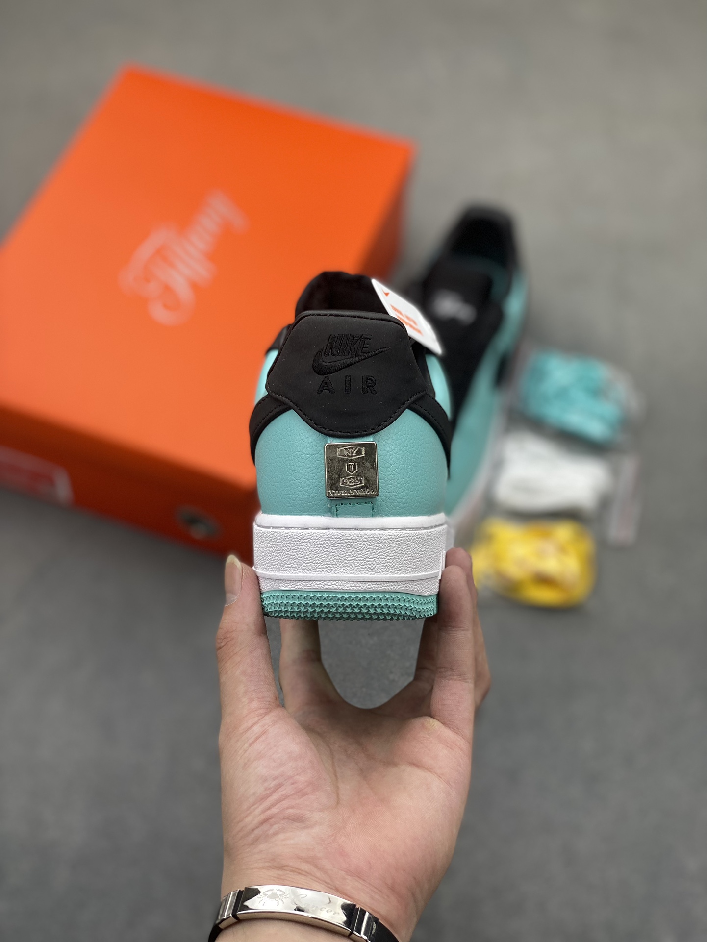 Nike Air Force 1 Low Teal & Black Sneakers - Iconic Style & Comfort 5 i1722542429 2548 4