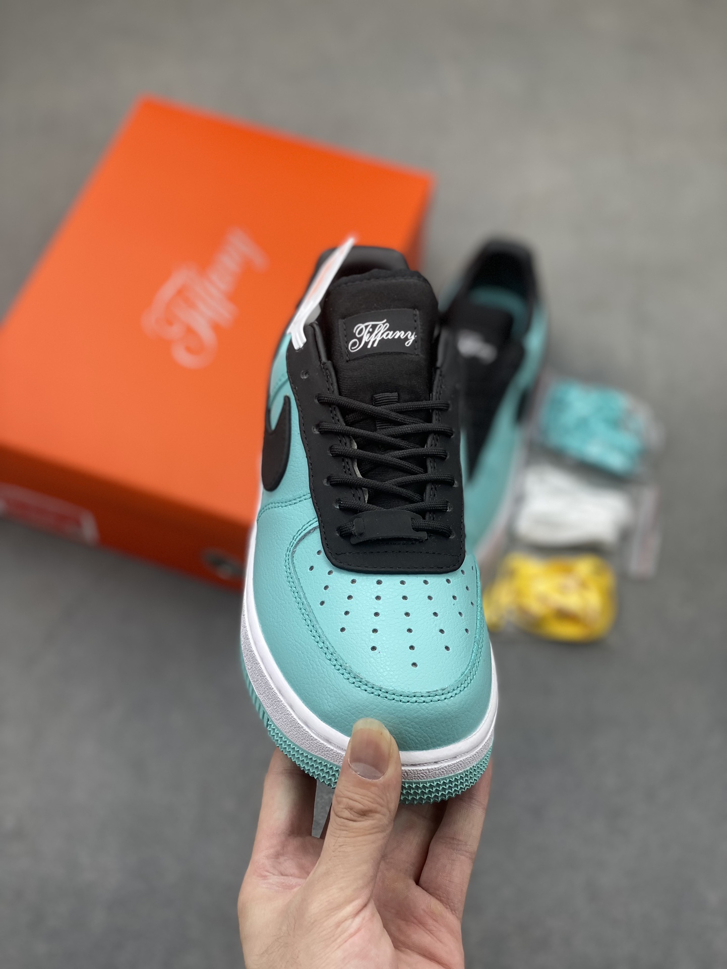 Nike Air Force 1 Low Teal & Black Sneakers - Iconic Style & Comfort 3 i1722542429 7478 1
