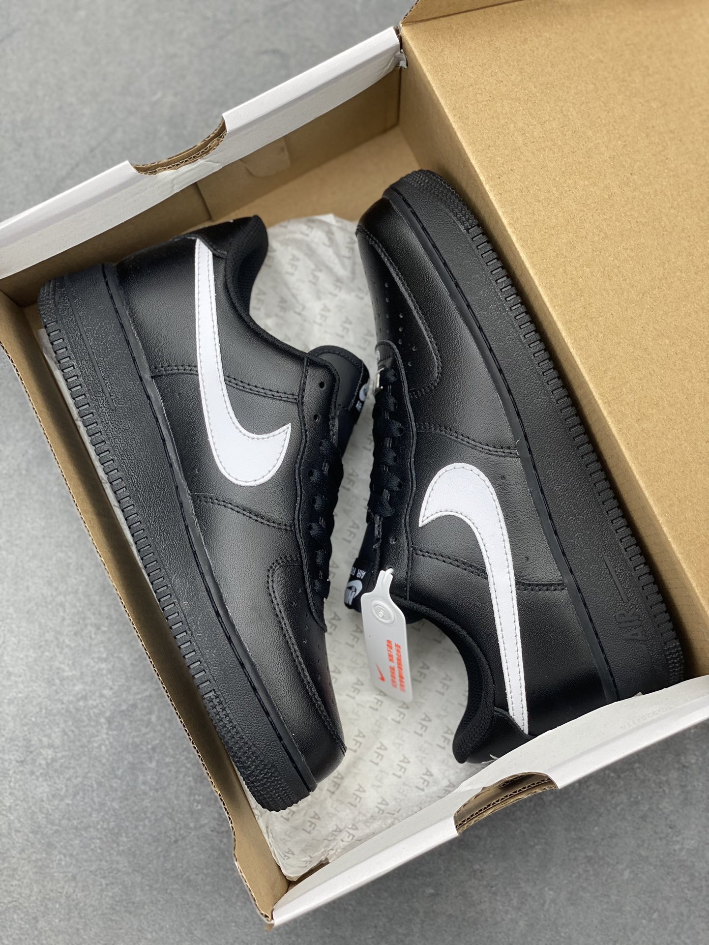 Nike Air Force 1 Low Black White Casual Shoes FZ0627-010 10 i1722542544 80 0