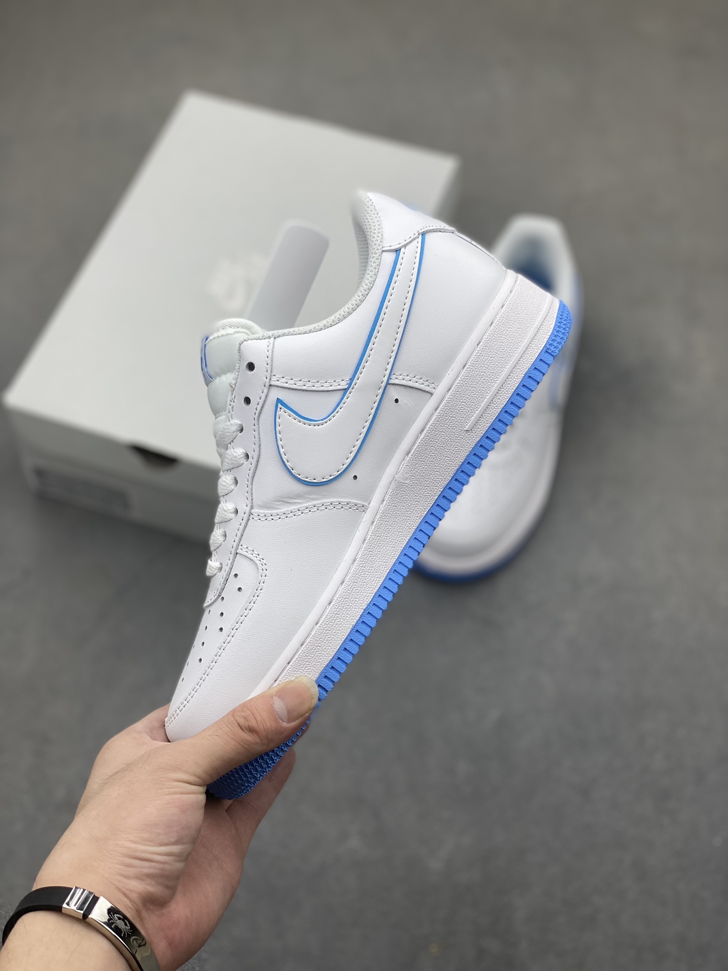 Nike Air Force 1 Low White Blue Casual Sneakers DV0788-101 4 i1722542707 4879 0