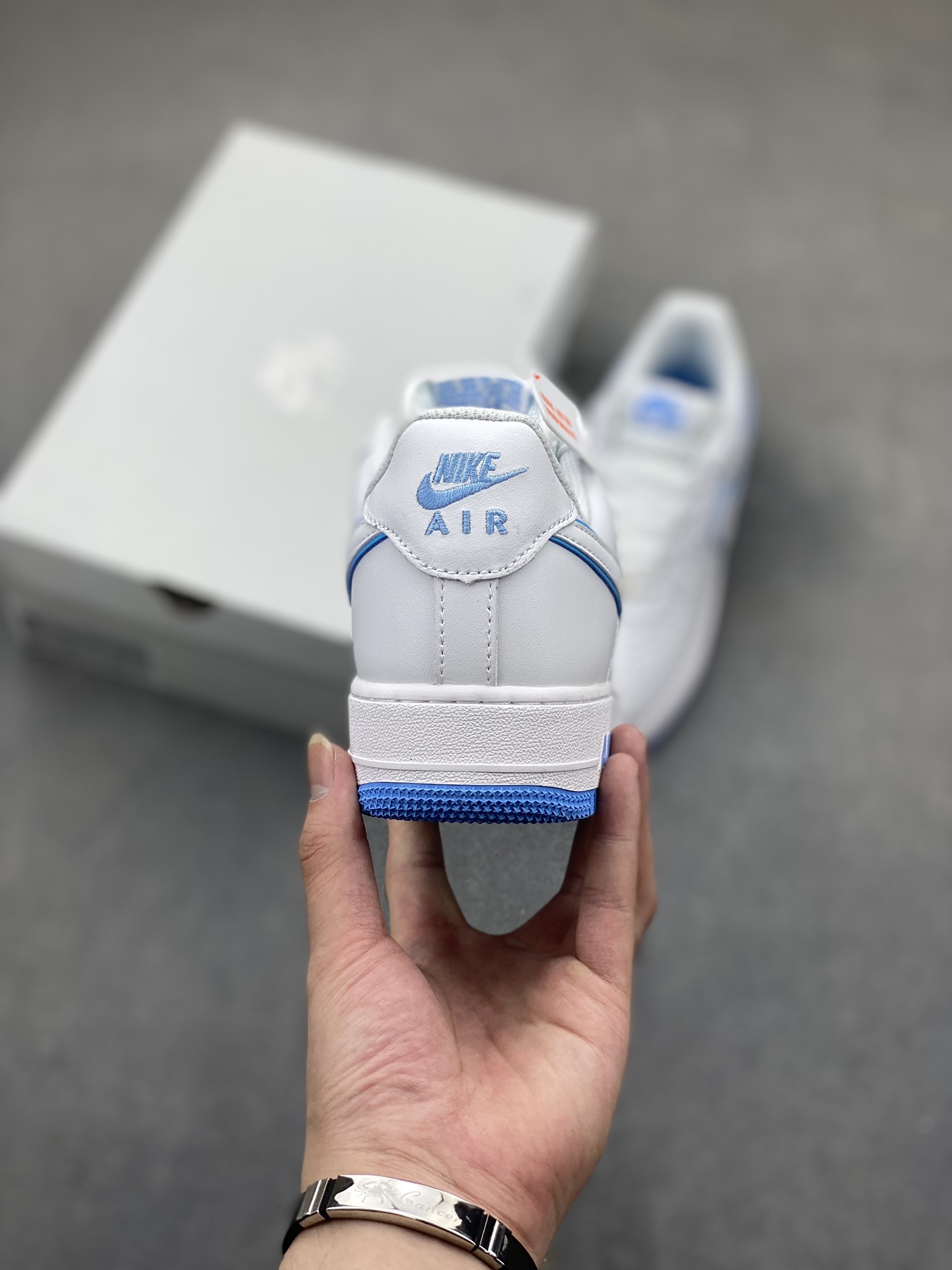 Nike Air Force 1 Low White Blue Casual Sneakers DV0788-101 5 i1722542708 5710 7