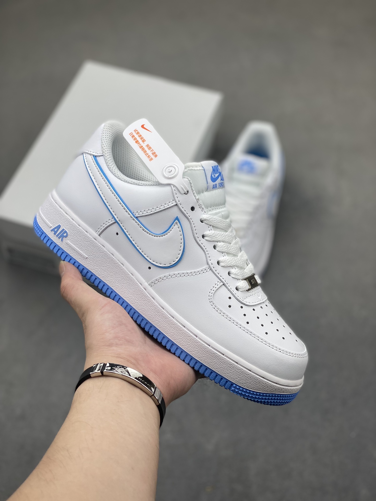 Nike Air Force 1 Low White Blue Casual Sneakers DV0788-101 2 i1722542708 7177 8