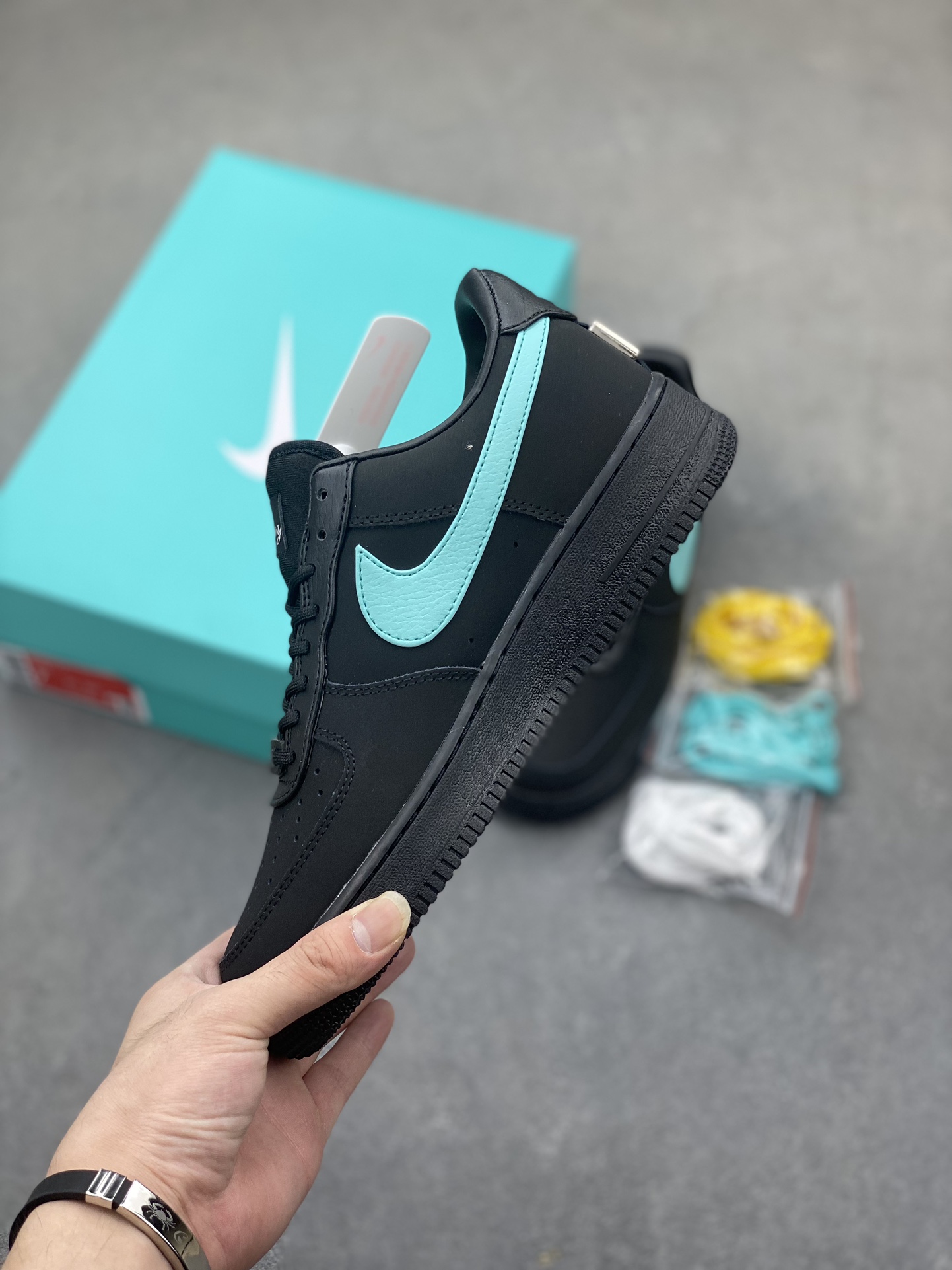 Nike Air Force 1 Low Black Tiffany & Co. DZ1382-001 Sneakers 4 i1722542778 9882 7