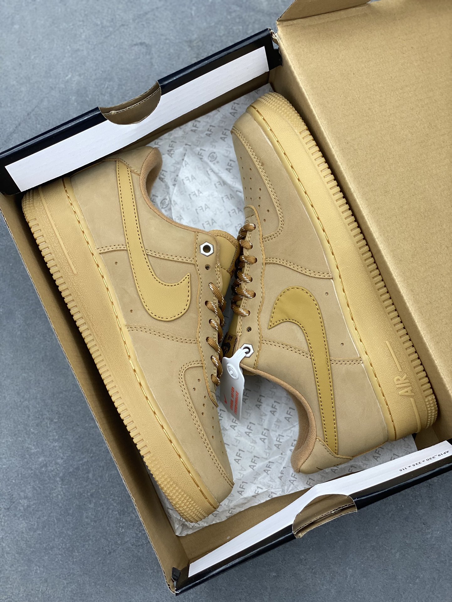 Nike Air Force 1 Low Wheat Gold Casual Sneaker CJ1979-200 Size 36-45 10 i1722542810 3601 6