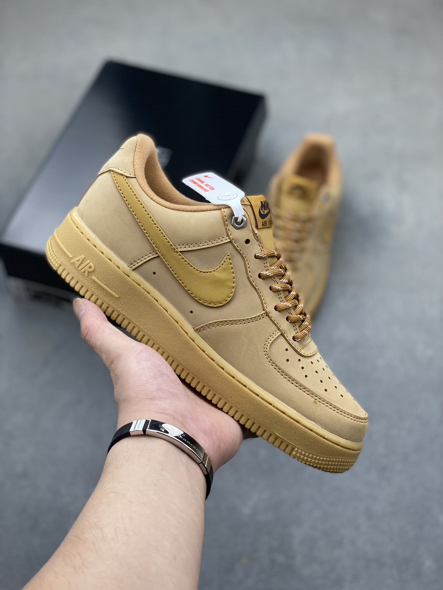 Nike Air Force 1 Low Wheat Gold Casual Sneaker CJ1979-200 Size 36-45 2 i1722542810 5794 3