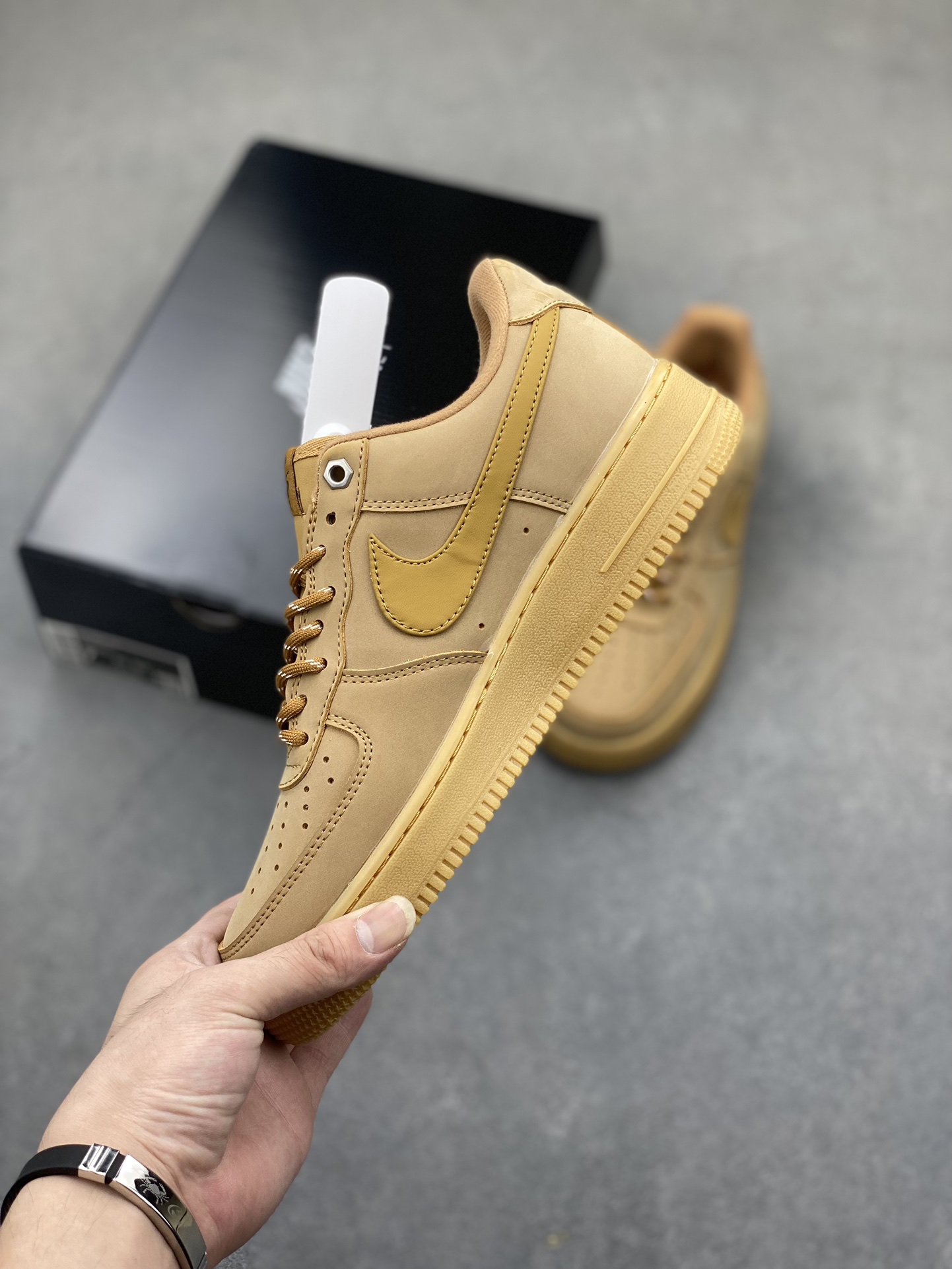Nike Air Force 1 Low Wheat Gold Casual Sneaker CJ1979-200 Size 36-45 4 i1722542810 6541 4