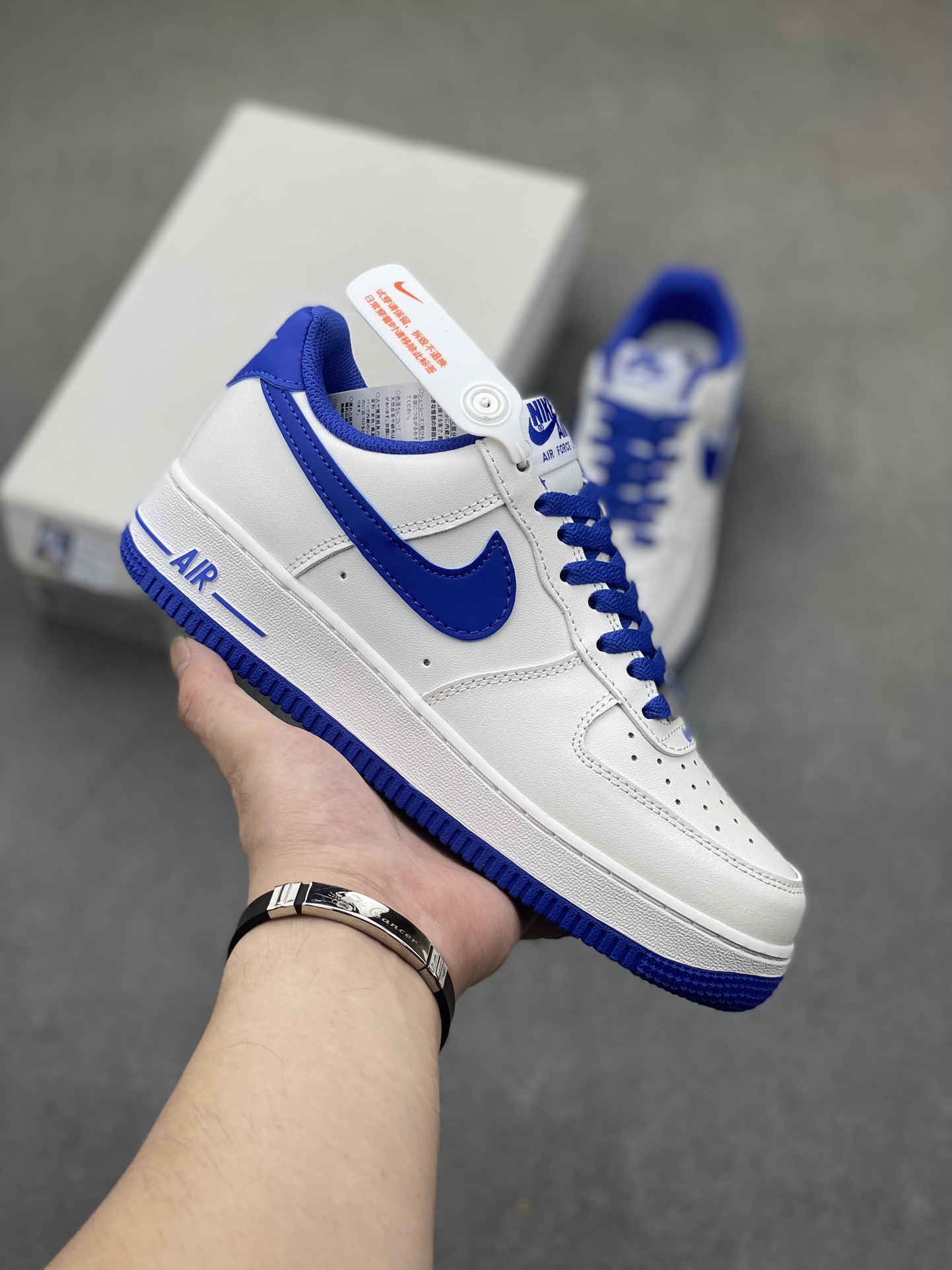 Nike Air Force 1 Low White Royal Blue Sneakers - Classic Style & Comfort 2 i1722542849 1984 5