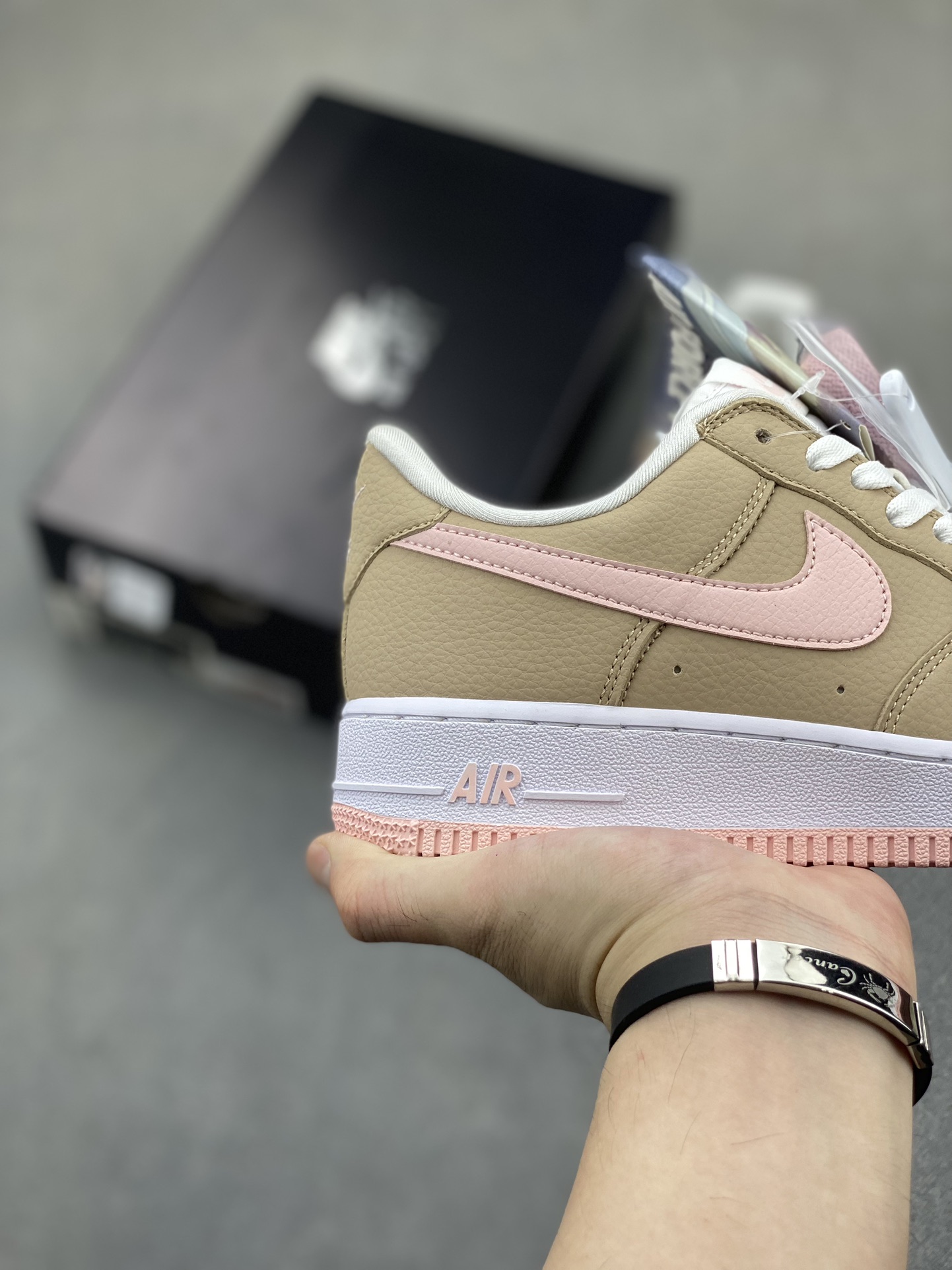 Nike Air Force 1 Low Brown Pink Casual Sneakers,Honeycomb Cushion,Original Box 6 i1722624747 4119 4