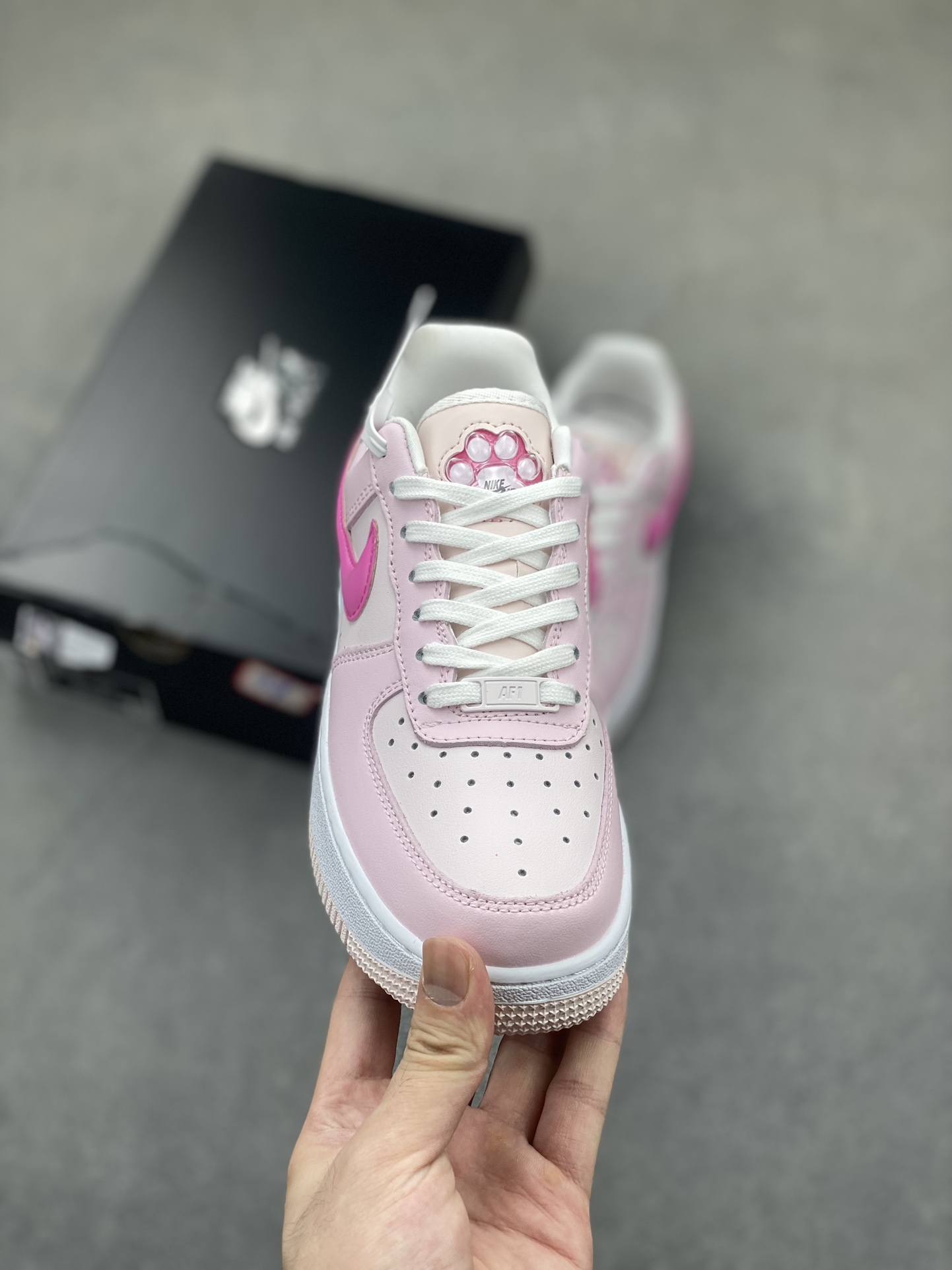 Nike Air Force 1 Low White Pink Cat Paw - Premium Comfort & Style 3 i1722624849 4864 1