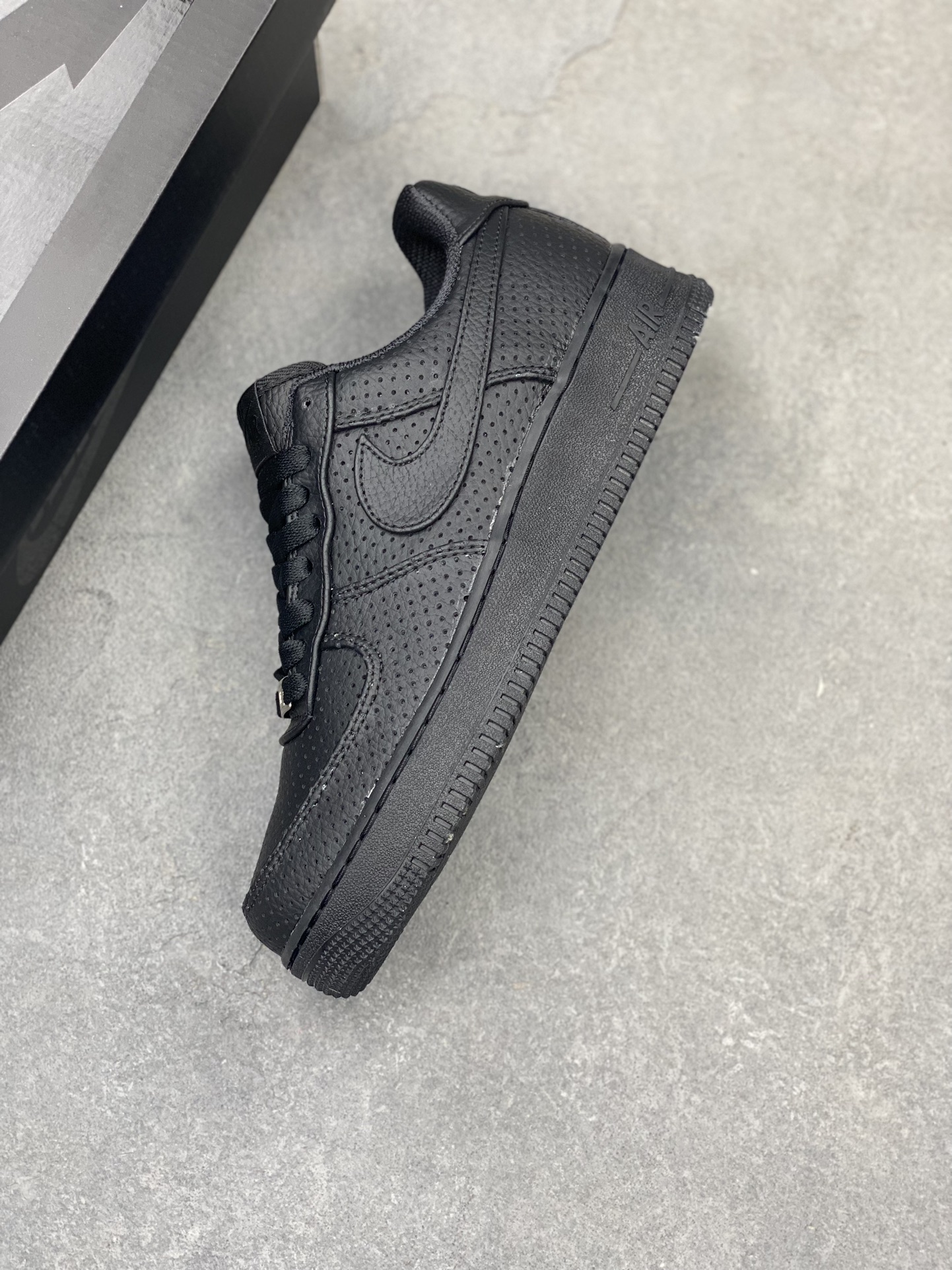 Nike Air Force 1 Low Perforated Black Casual Sneakers HF8189-001 8 i1722624914 1097 0