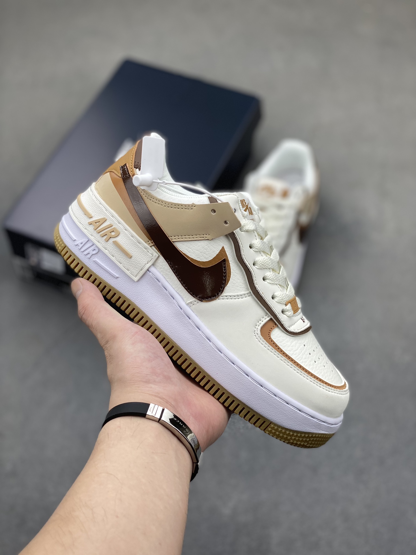 Nike Air Force 1 Shadow Low-Top Sneakers - Lightweight, Macaron Stitching 2 i1722625227 3410 1