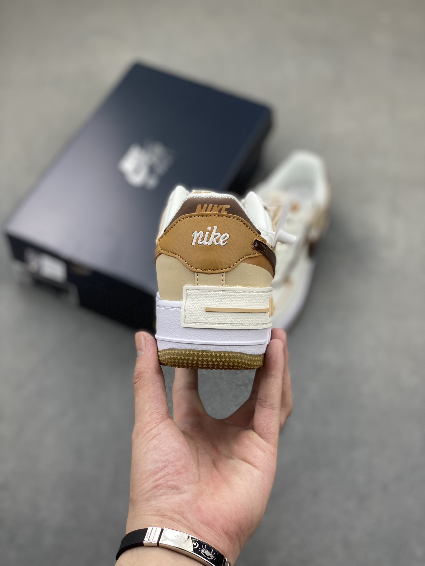 Nike Air Force 1 Shadow Low-Top Sneakers - Lightweight, Macaron Stitching 5 i1722625227 4325 5